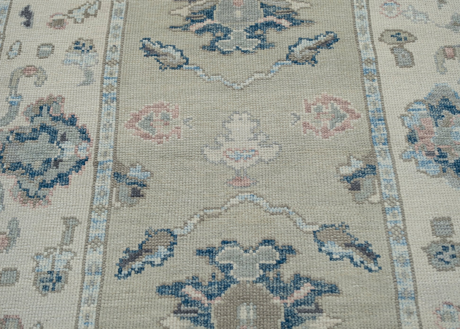 Turkish Oushak Rug 4'1" x 6' #12140