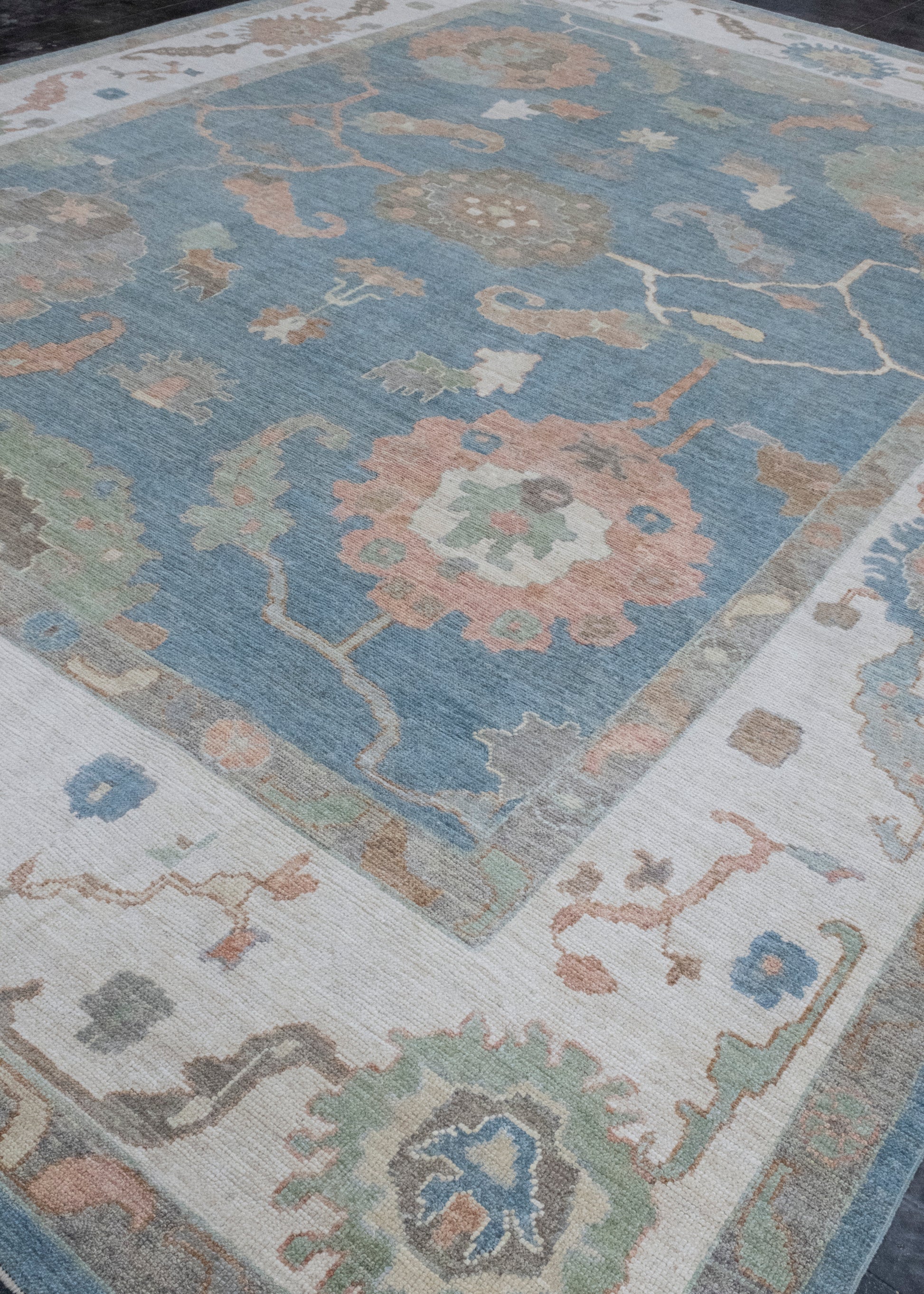 Turkish Oushak Rug 11'8" x 15'7" #17417