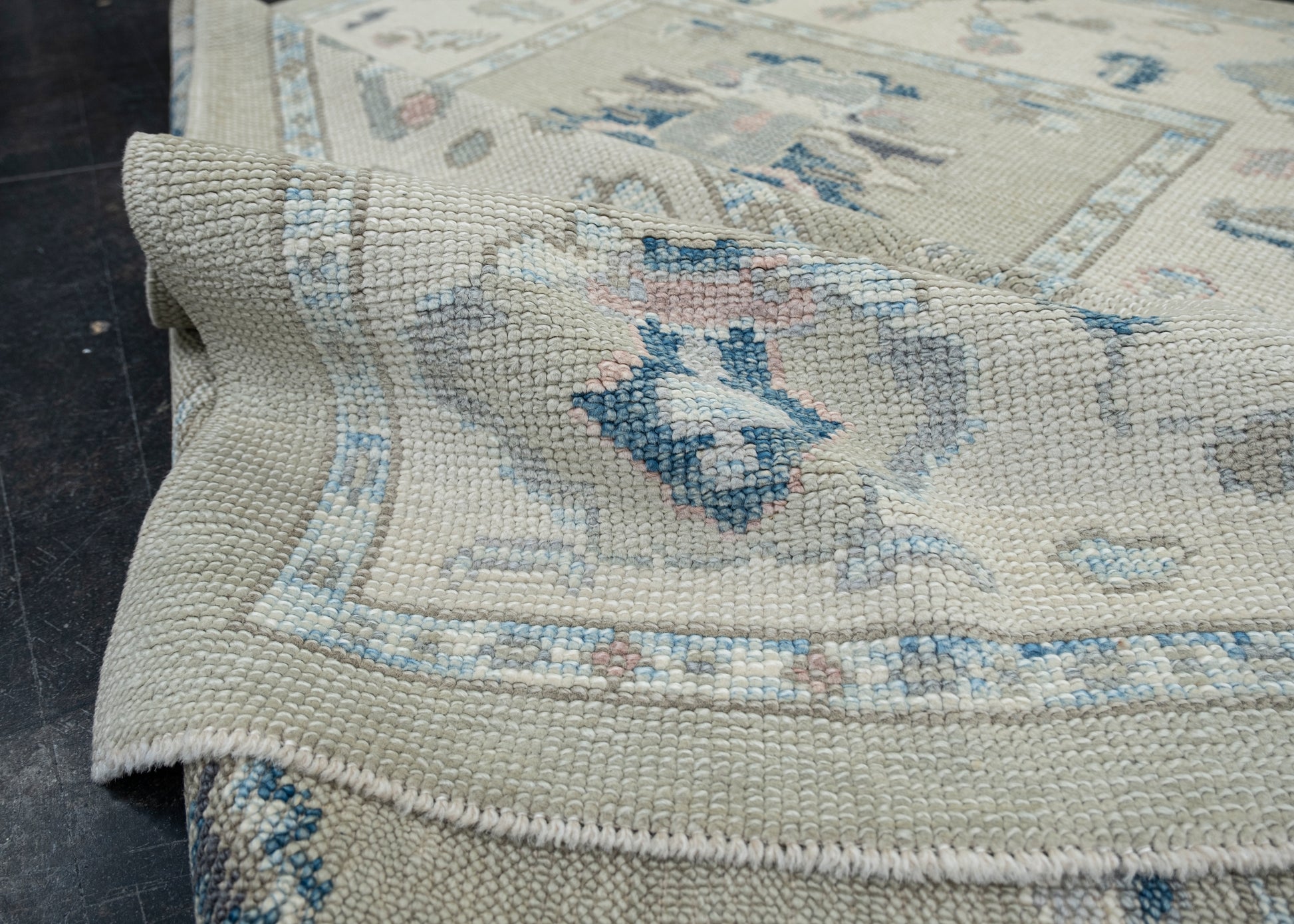 Turkish Oushak Rug 4'1" x 6' #12140