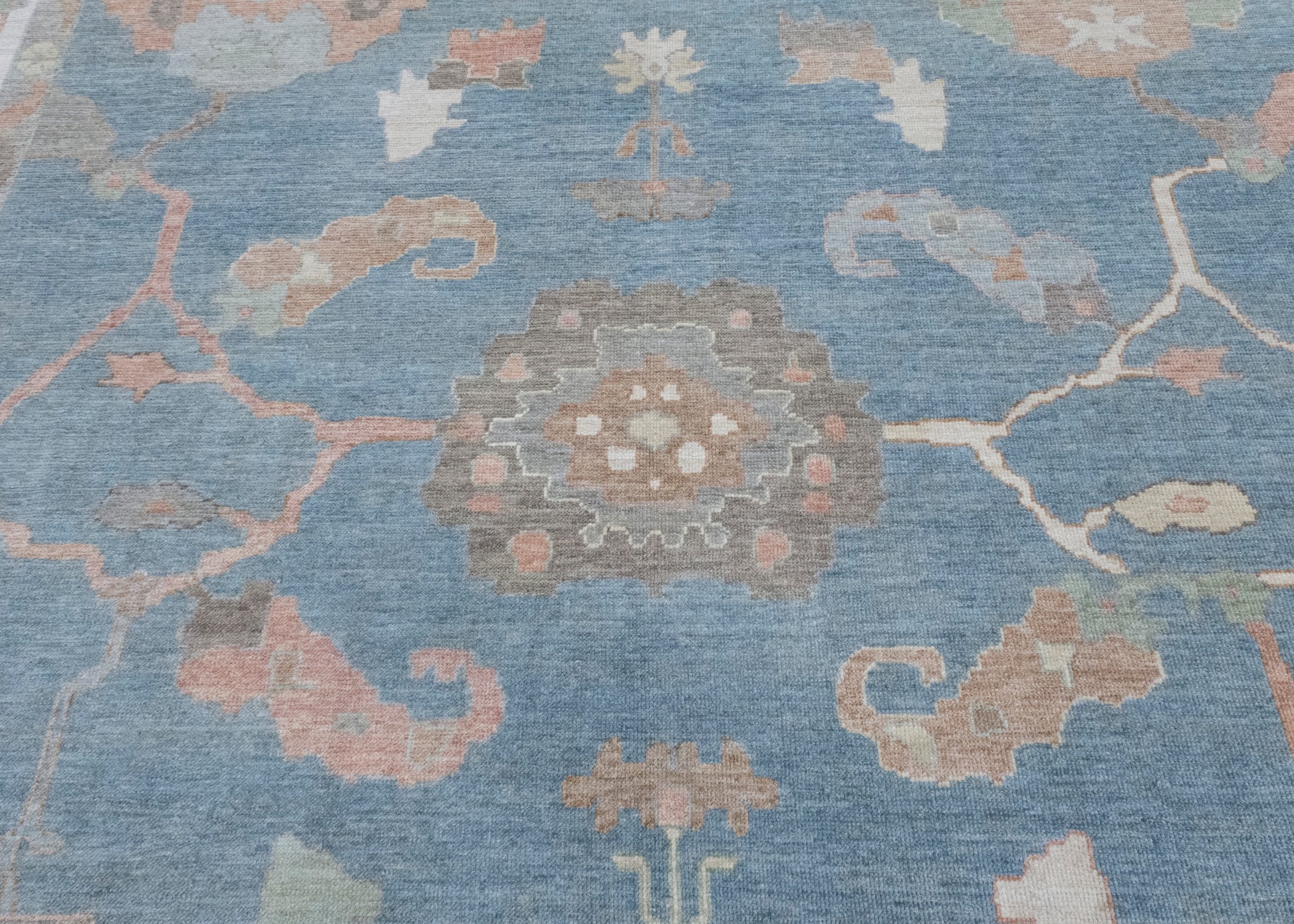 Turkish Oushak Rug 11'8" x 15'7" #17417