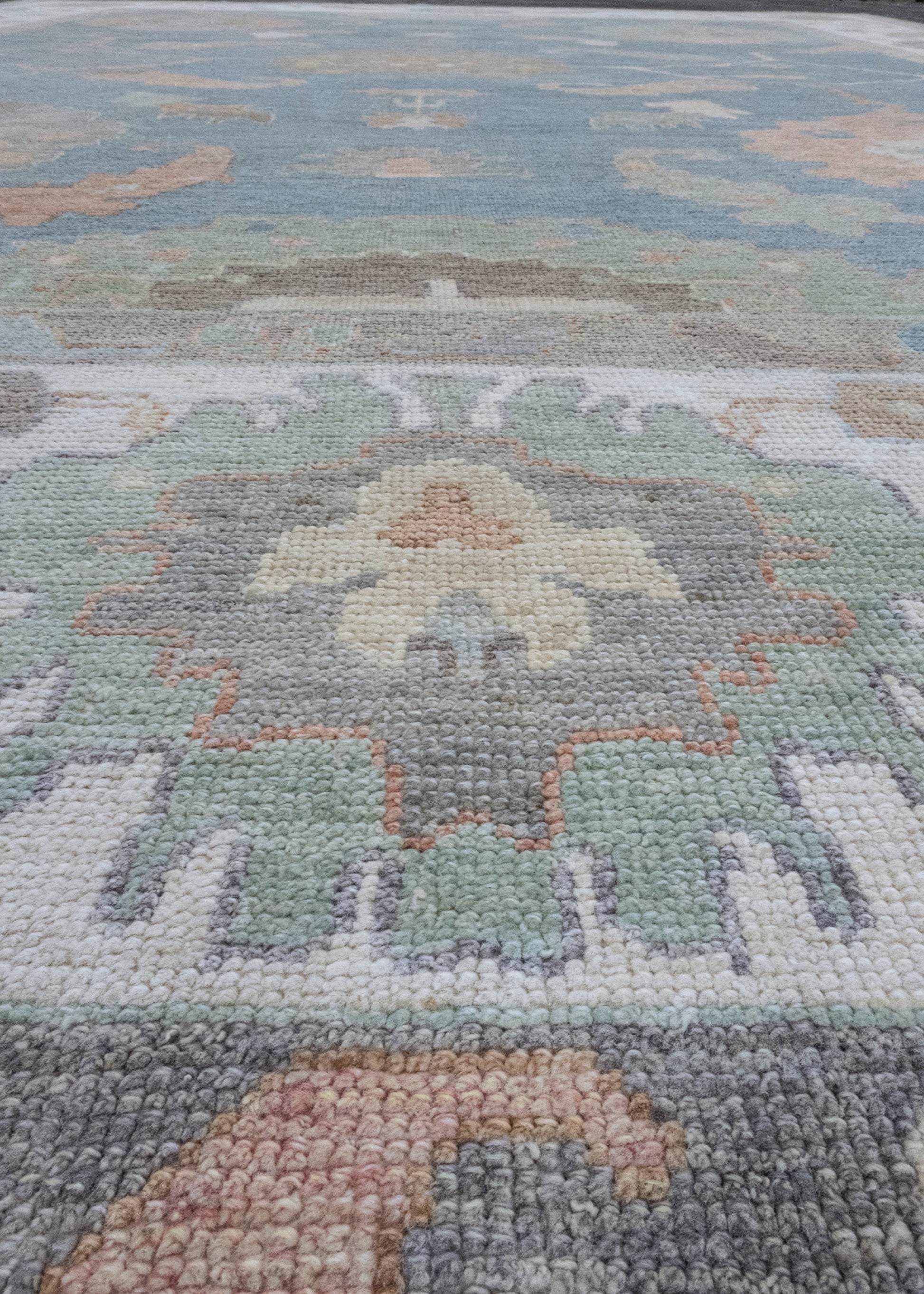 Turkish Oushak Rug 11'8" x 15'7" #17417