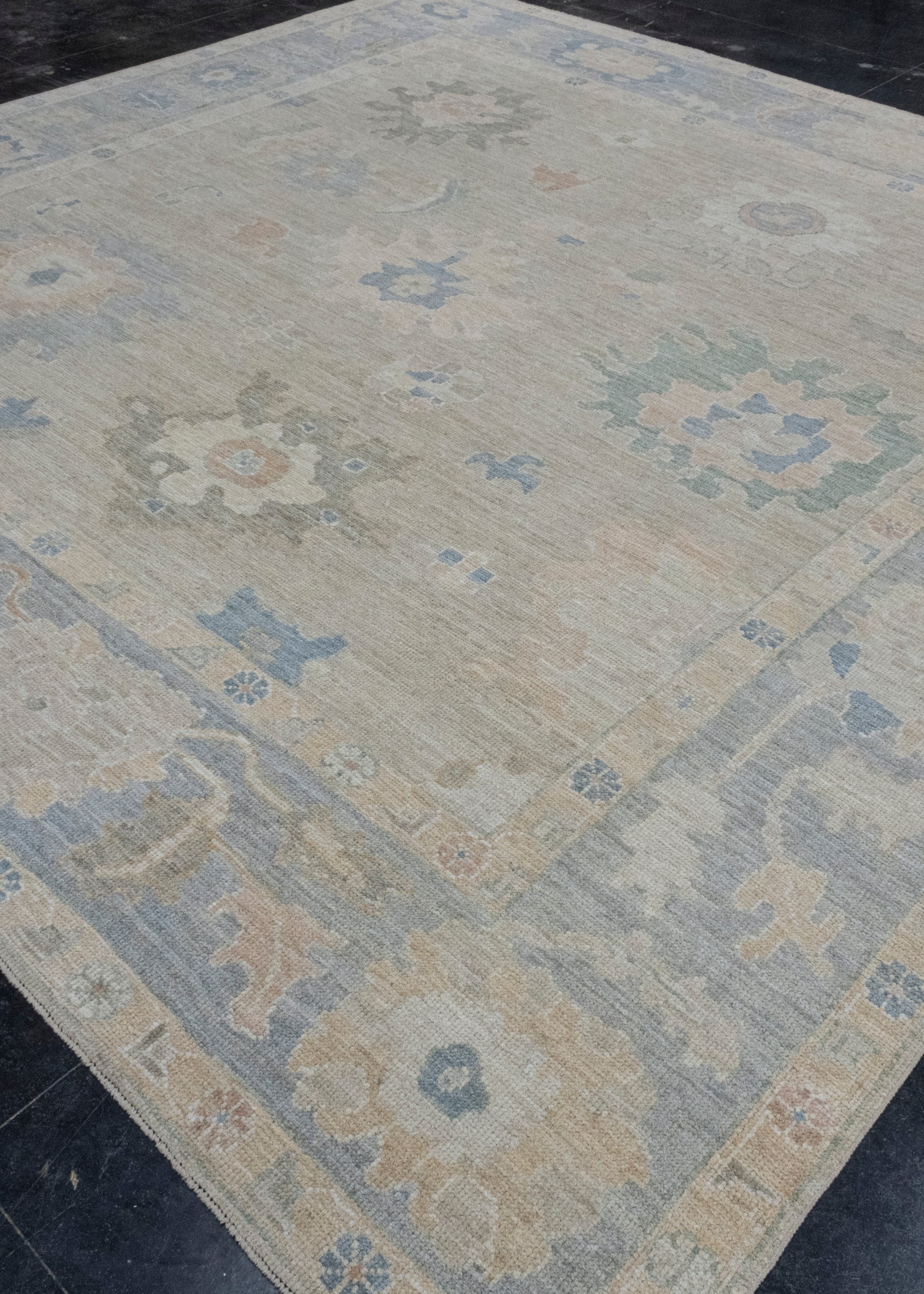 Square Turkish Oushak Rug 10'6" x 10'4" #17370