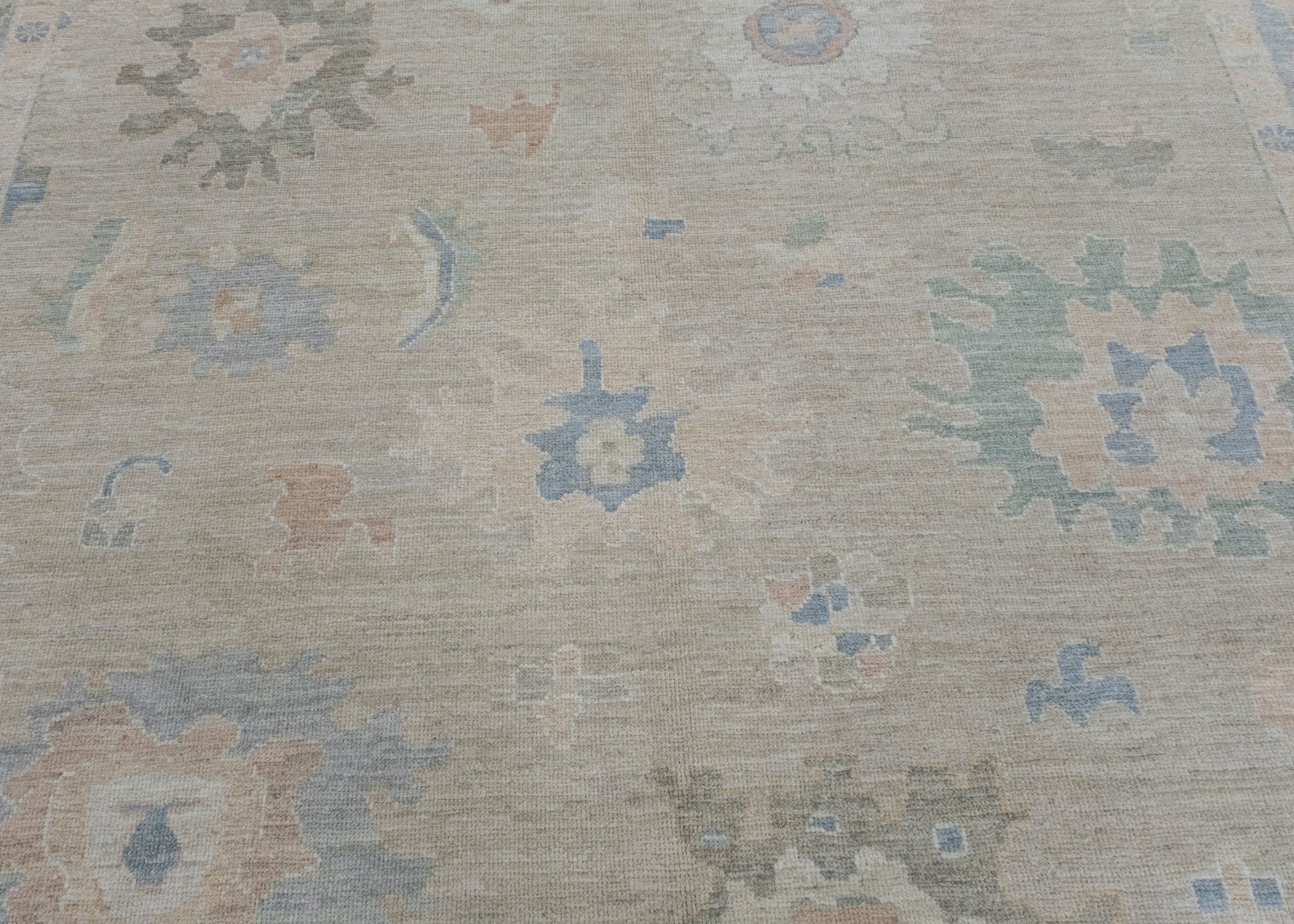 Square Turkish Oushak Rug 10'6" x 10'4" #17370