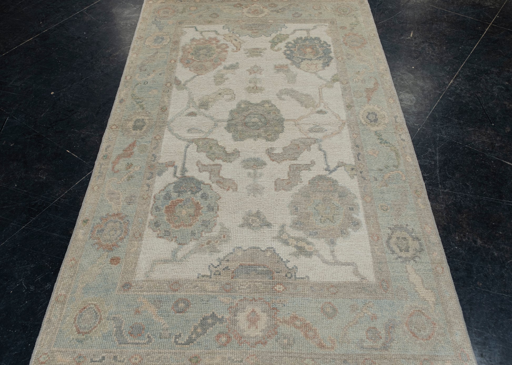 Turkish Oushak Rug 4' x 6'5" #12120