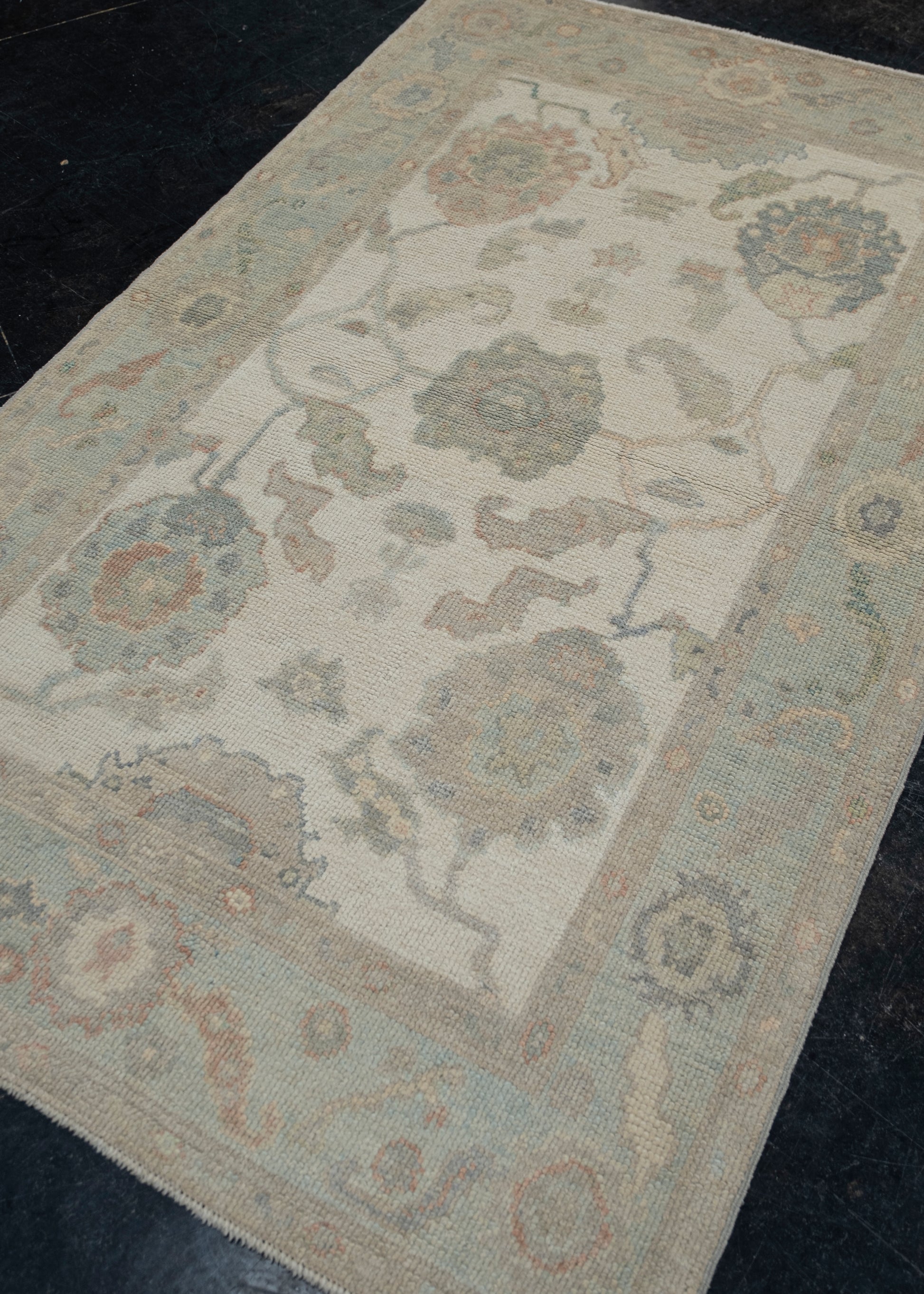Turkish Oushak Rug 4' x 6'5" #12120