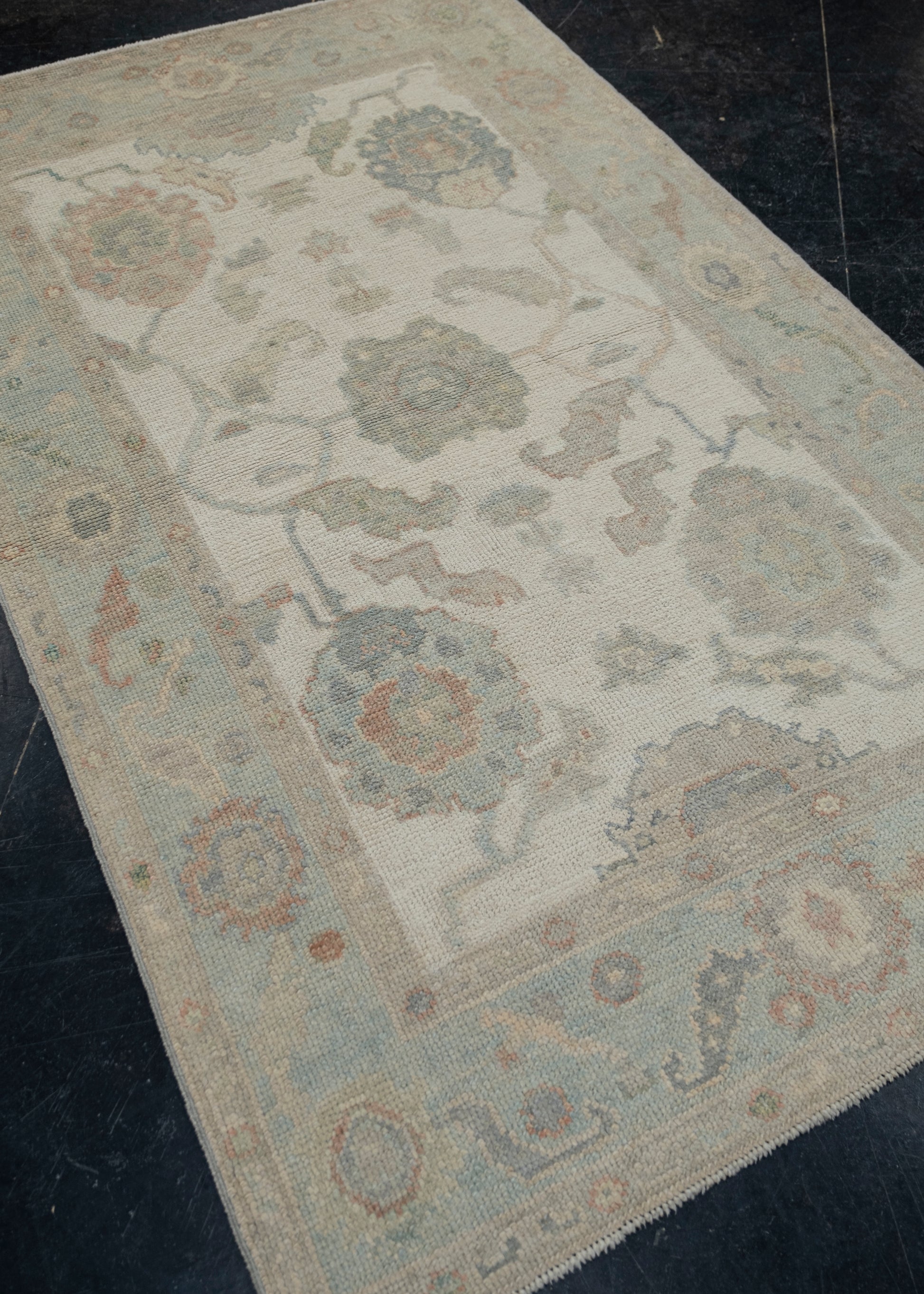 Turkish Oushak Rug 4' x 6'5" #12120