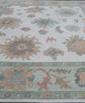 Square Turkish Oushak Rug 11'10" x 12'7" #17300