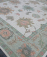Square Turkish Oushak Rug 11'10" x 12'7" #17300