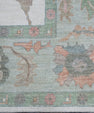 Square Turkish Oushak Rug 11'10" x 12'7" #17300