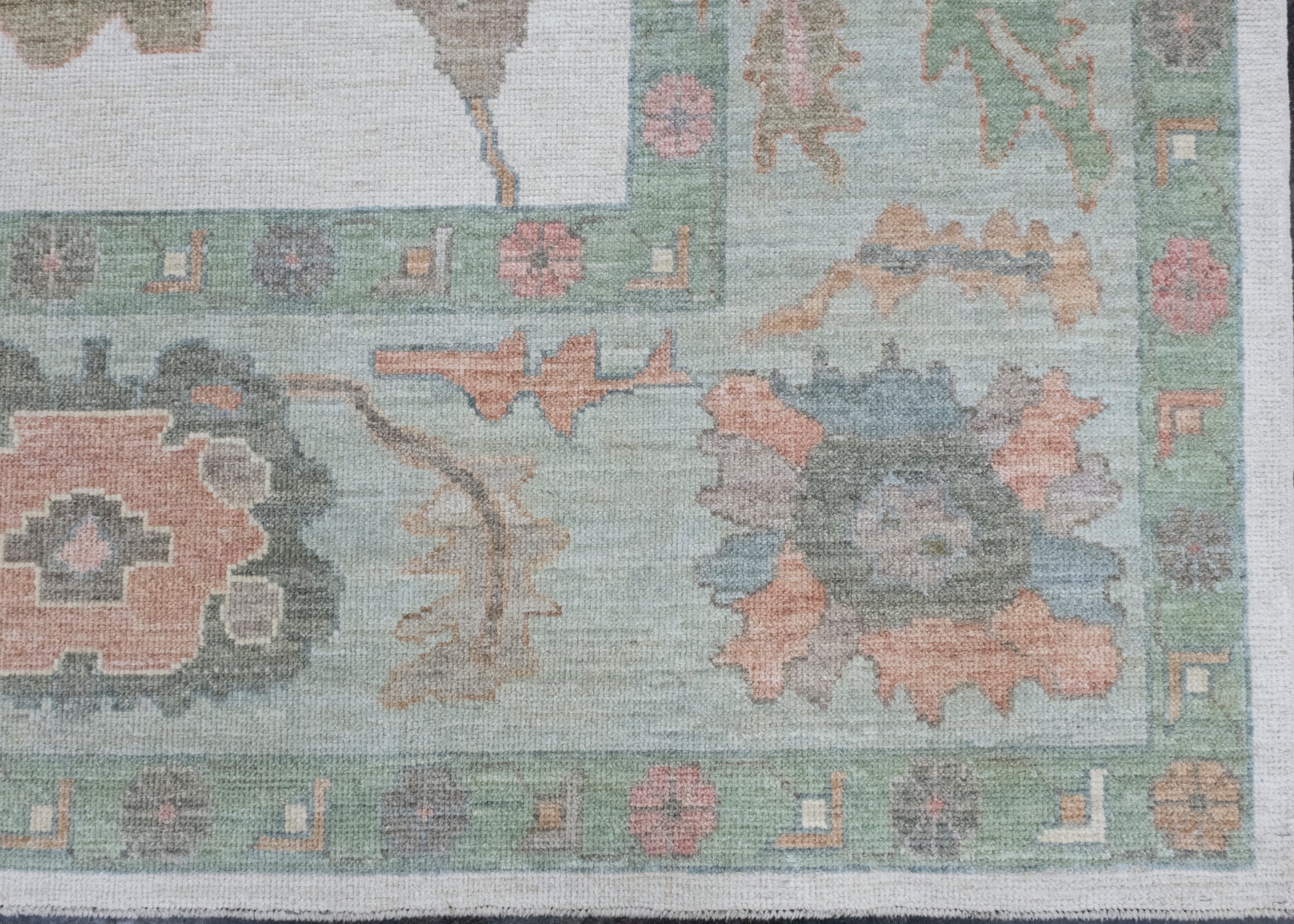 Square Turkish Oushak Rug 11'10" x 12'7" #17300