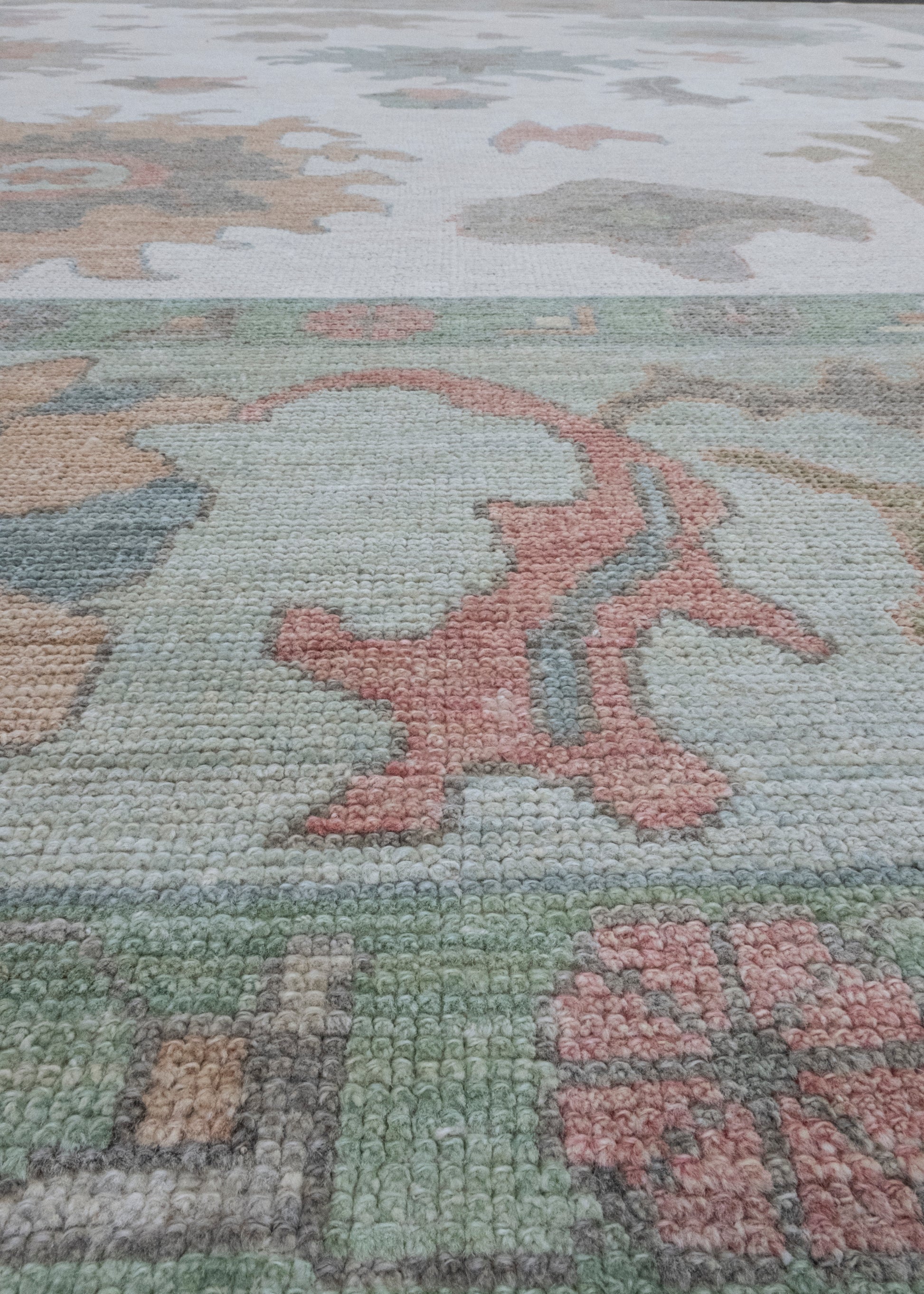 Square Turkish Oushak Rug 11'10" x 12'7" #17300