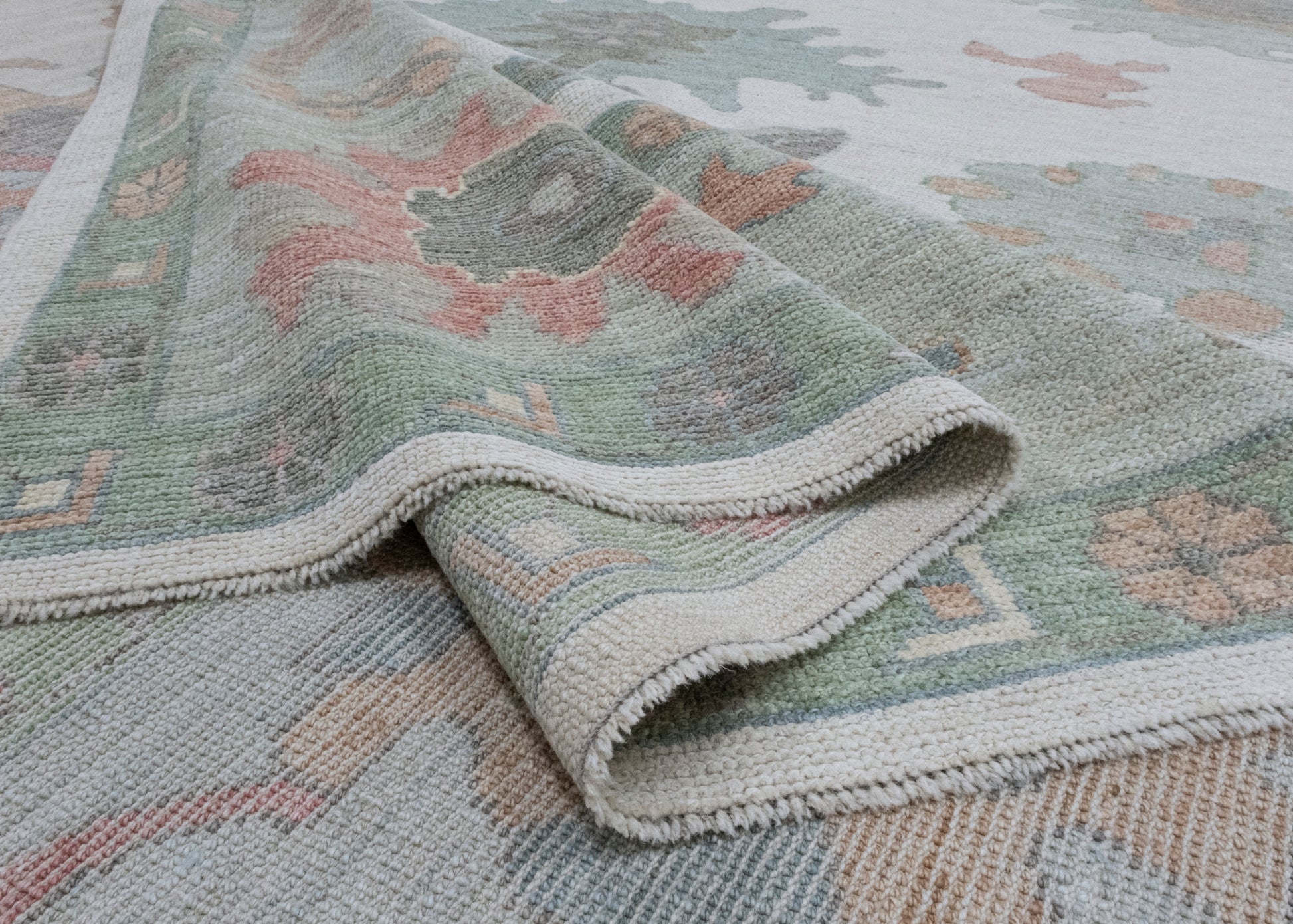 Square Turkish Oushak Rug 11'10" x 12'7" #17300