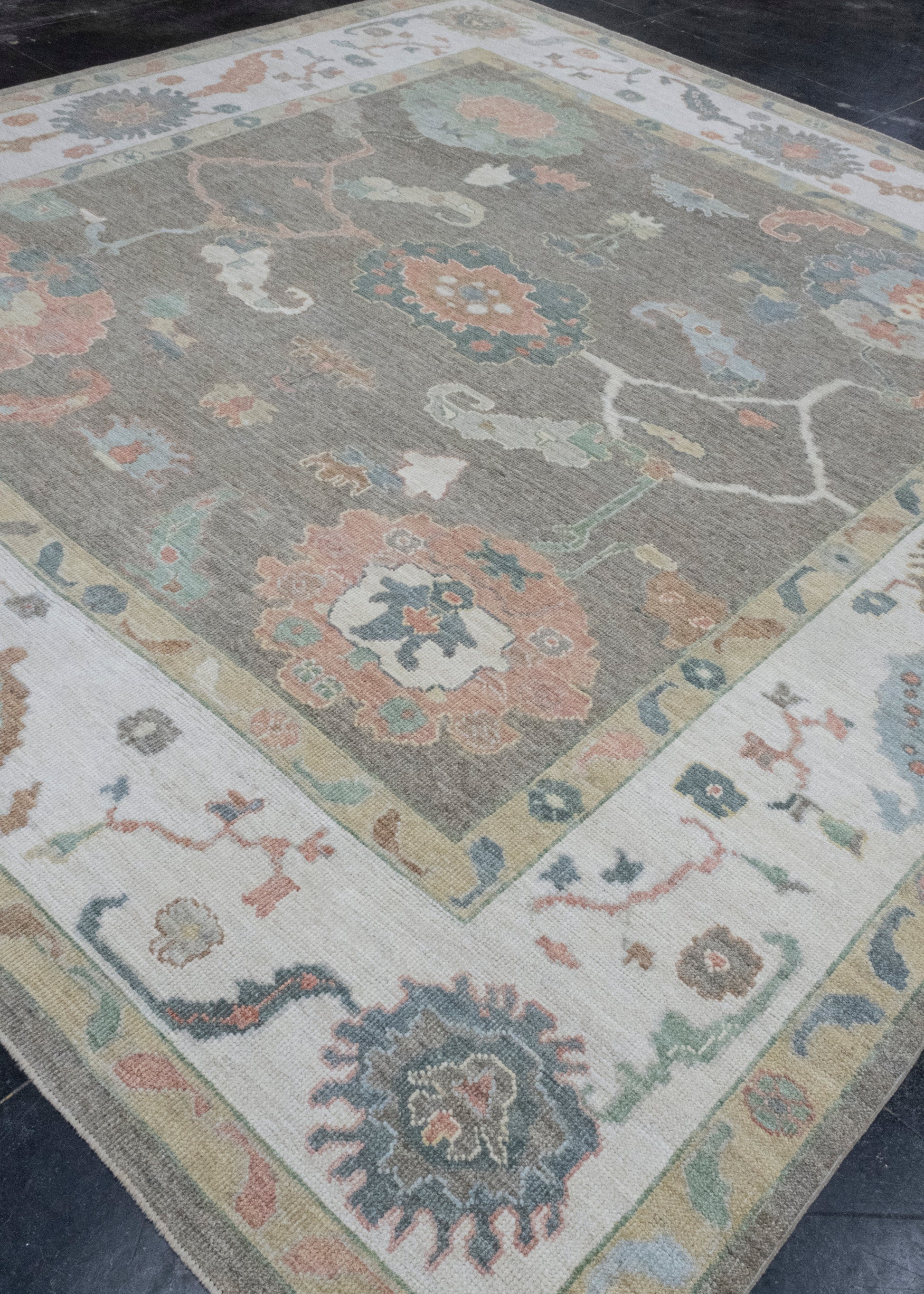 Turkish Oushak Rug 9'11" x 10'7" #17337