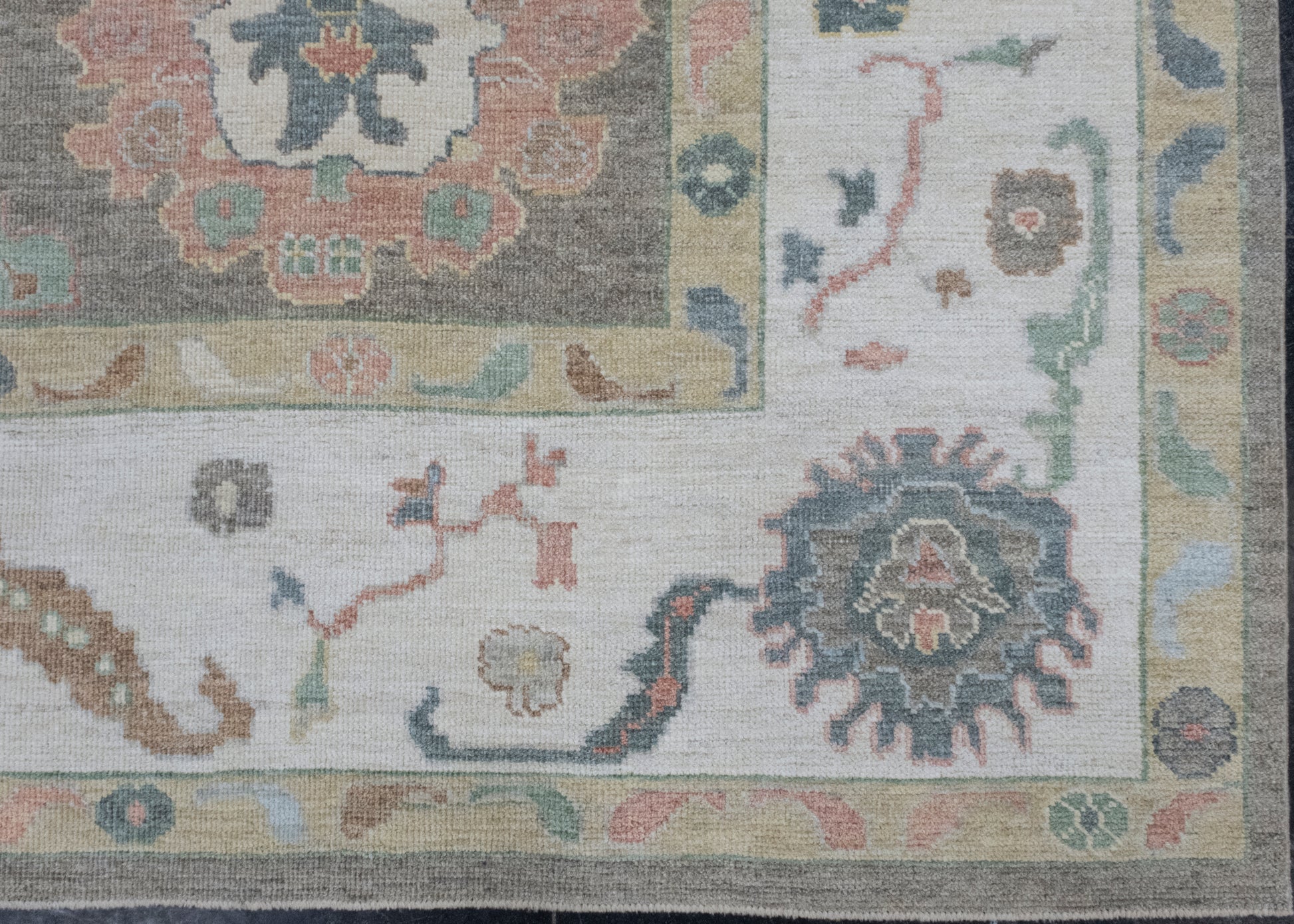 Turkish Oushak Rug 9'11" x 10'7" #17337