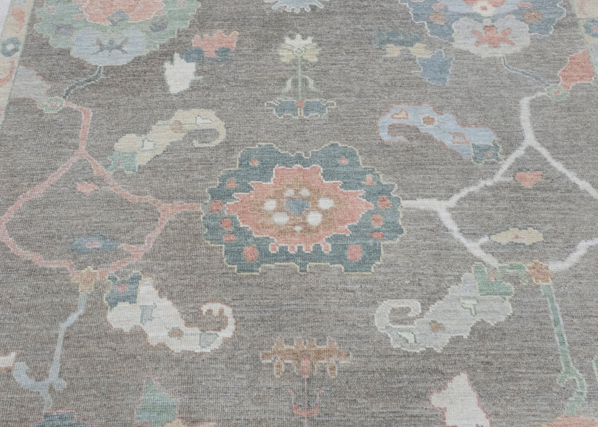 Turkish Oushak Rug 9'11" x 10'7" #17337