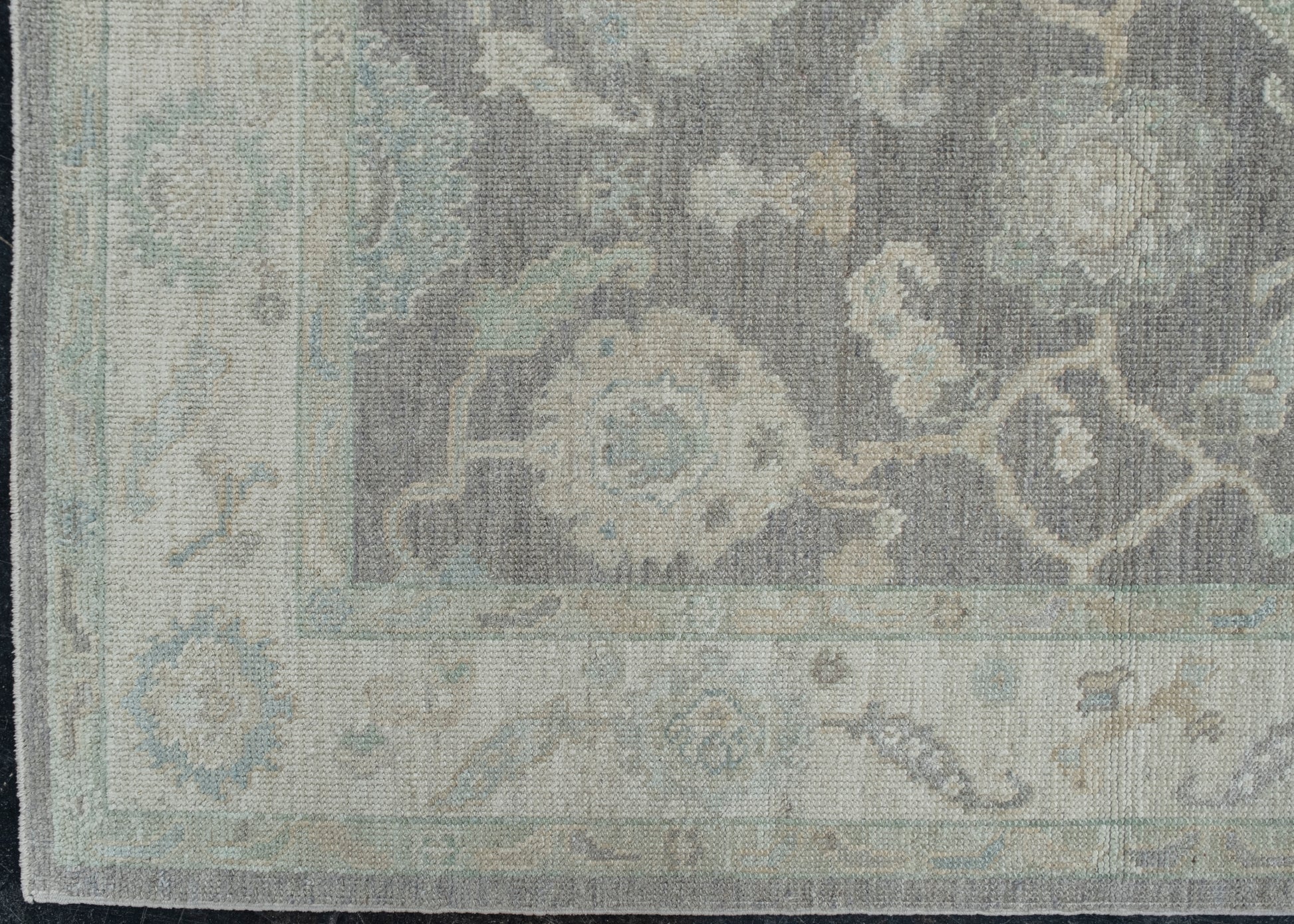 Turkish Oushak Rug 4'3" x 6'4" #11786