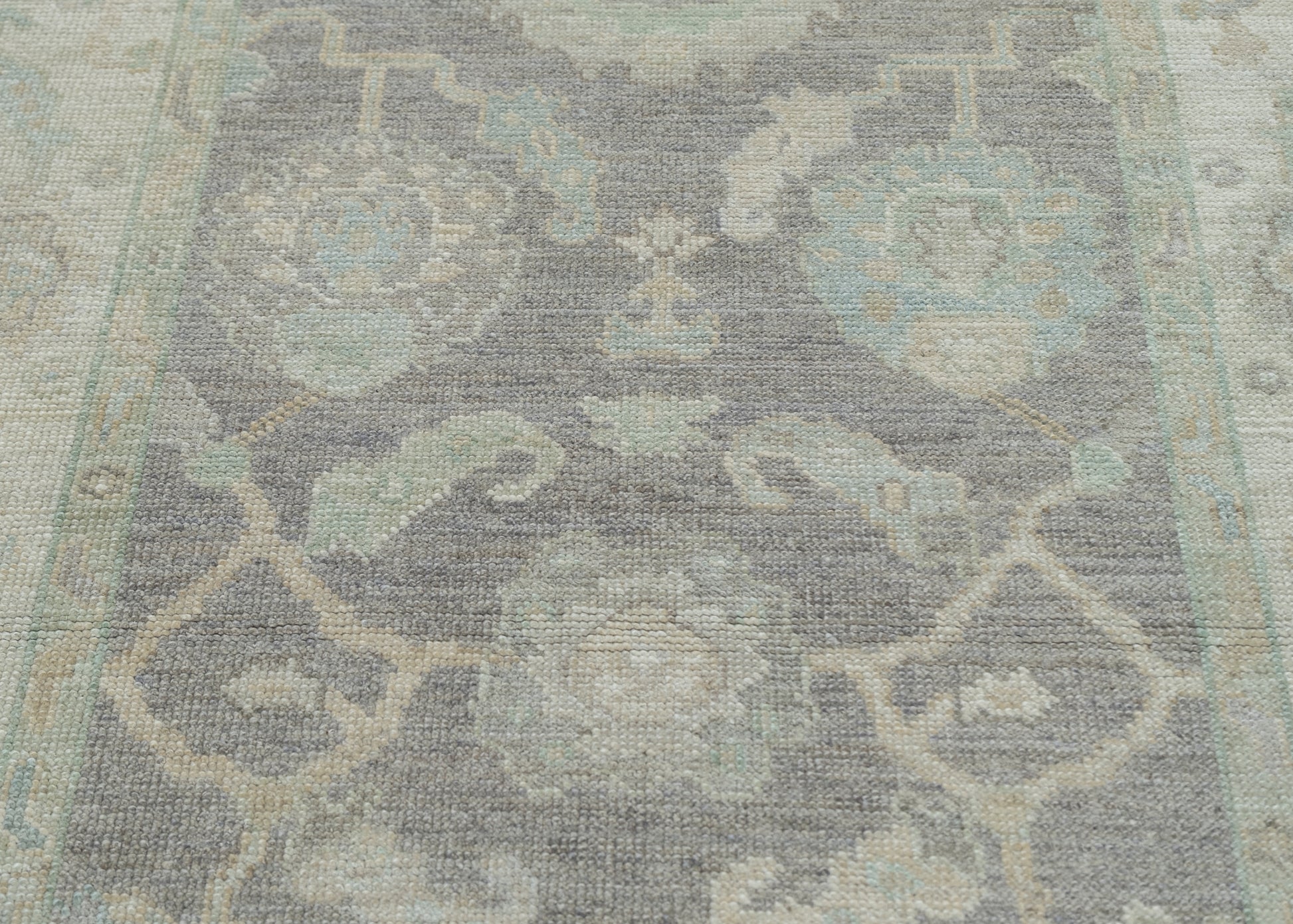Turkish Oushak Rug 4'3" x 6'4" #11786