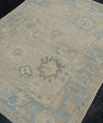 Turkish Oushak Rug 4'2" x 5'6" #11801