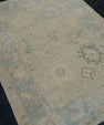 Turkish Oushak Rug 4'2" x 5'6" #11801