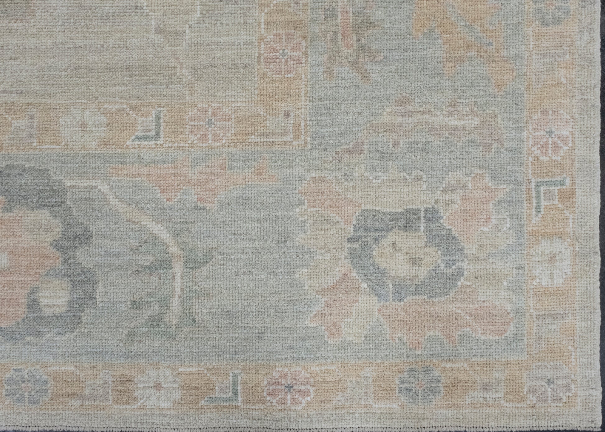 Square Turkish Oushak Rug 12'1" x 12'5" #17381