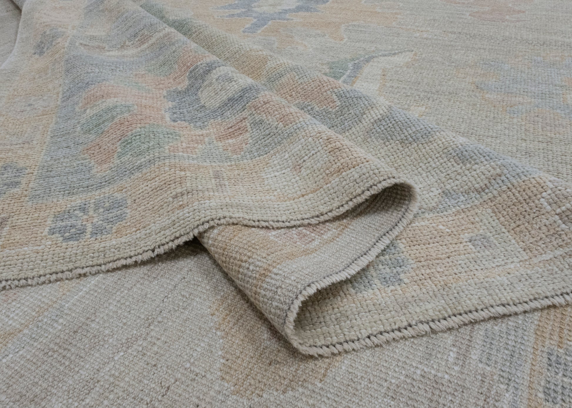 Square Turkish Oushak Rug 12'1" x 12'5" #17381