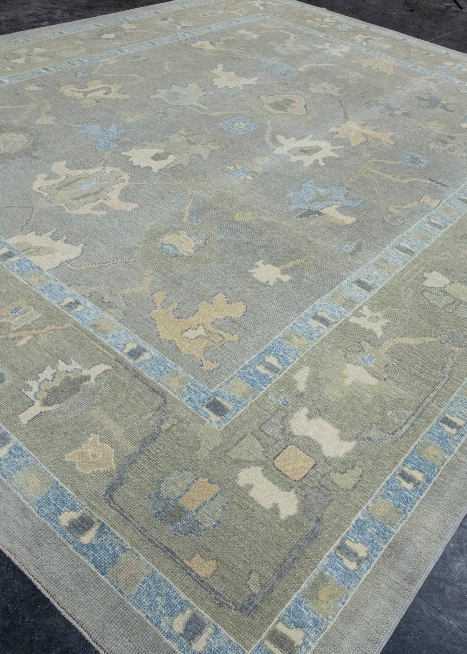 Turkish Oushak Rug 12'6" x 14'10" #17105