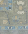 Turkish Oushak Rug 12'6" x 14'10" #17105