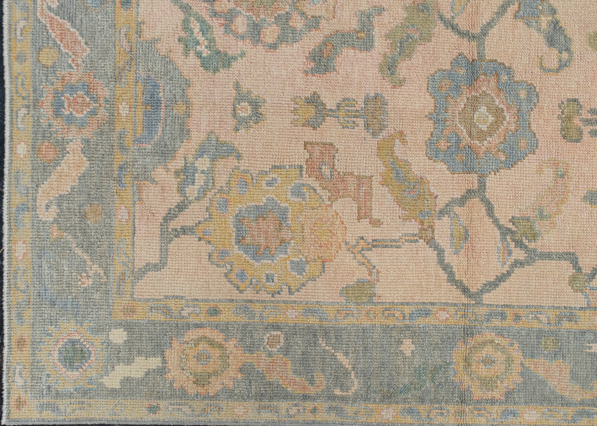 Turkish Oushak Rug 3'10" x 5'8" #12031