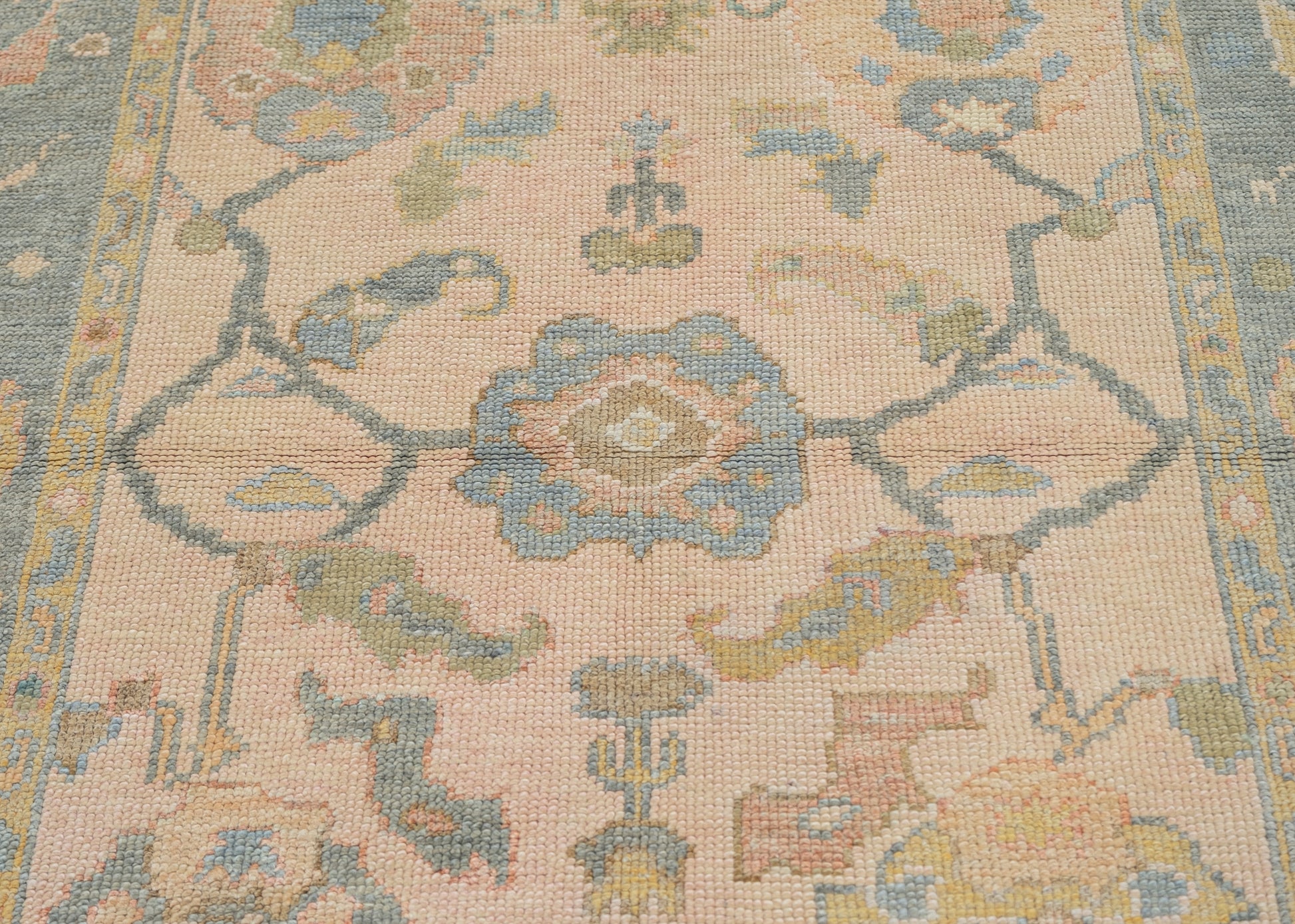 Turkish Oushak Rug 3'10" x 5'8" #12031