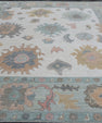Square Turkish Oushak Rug 11'7" x 12'6" #17384