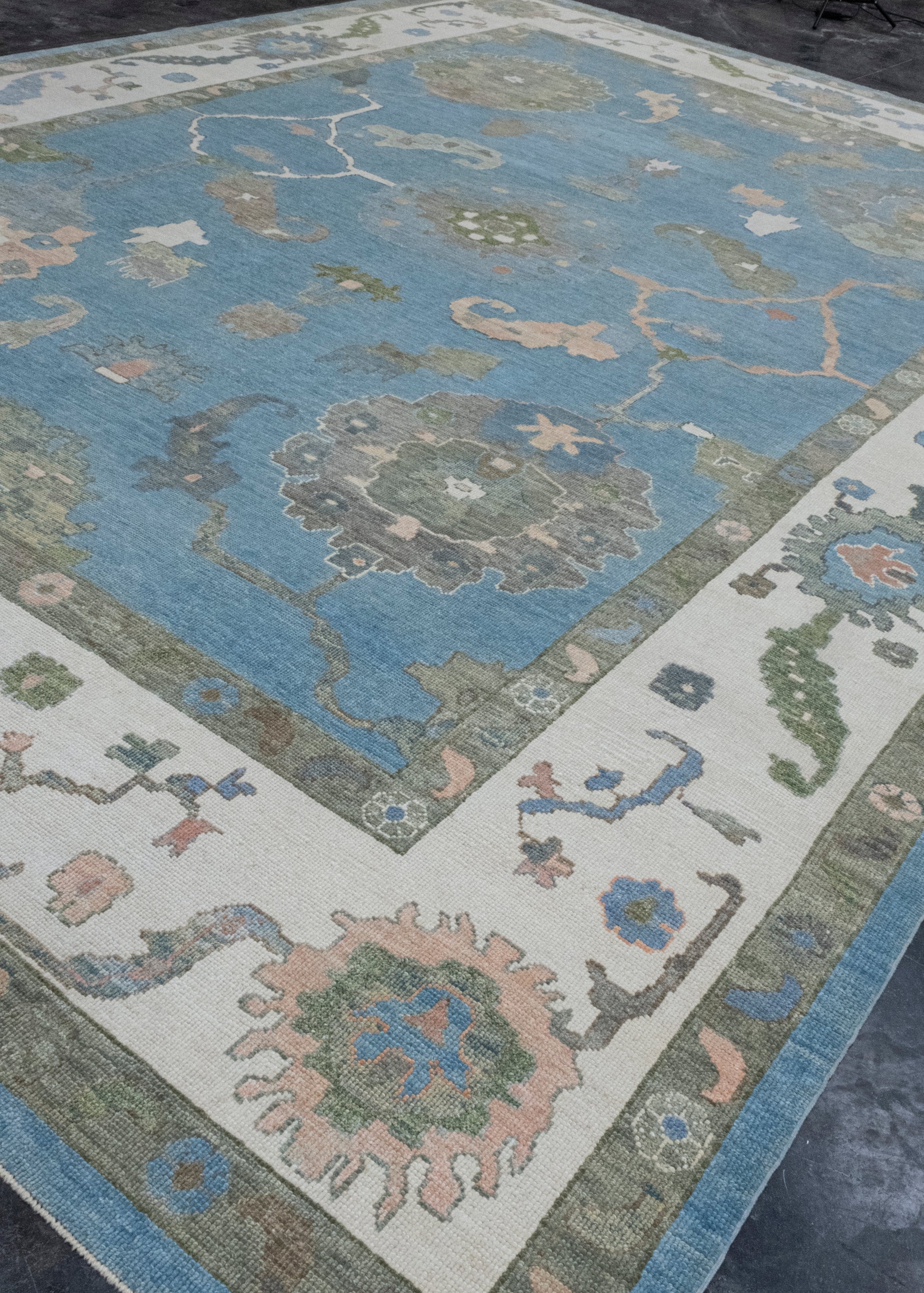 Turkish Oushak Rug 12'3" x 17'8" #17163