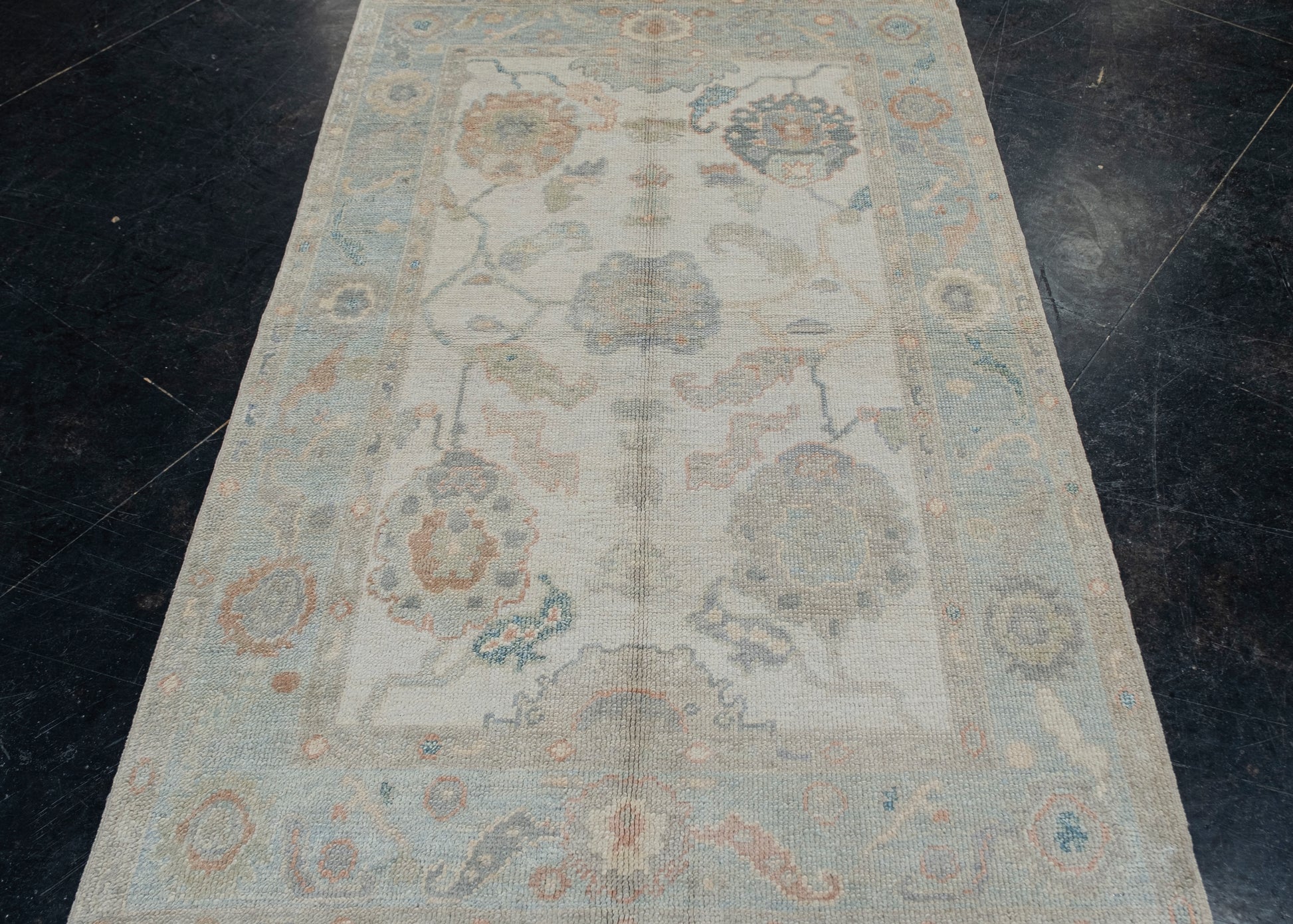 Turkish Oushak Rug 3'10" x 6' #12207