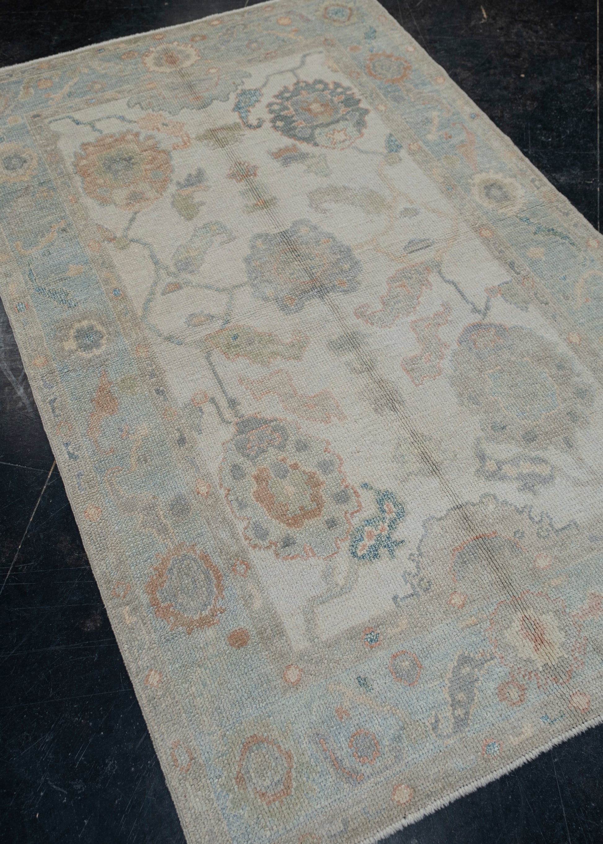 Turkish Oushak Rug 3'10" x 6' #12207