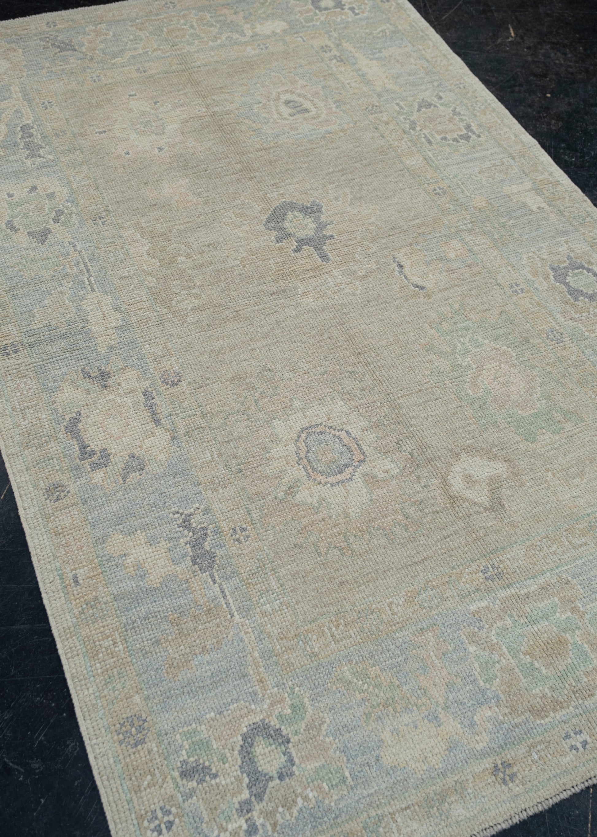 Turkish Oushak Rug 4'2" x 6'7" #11719