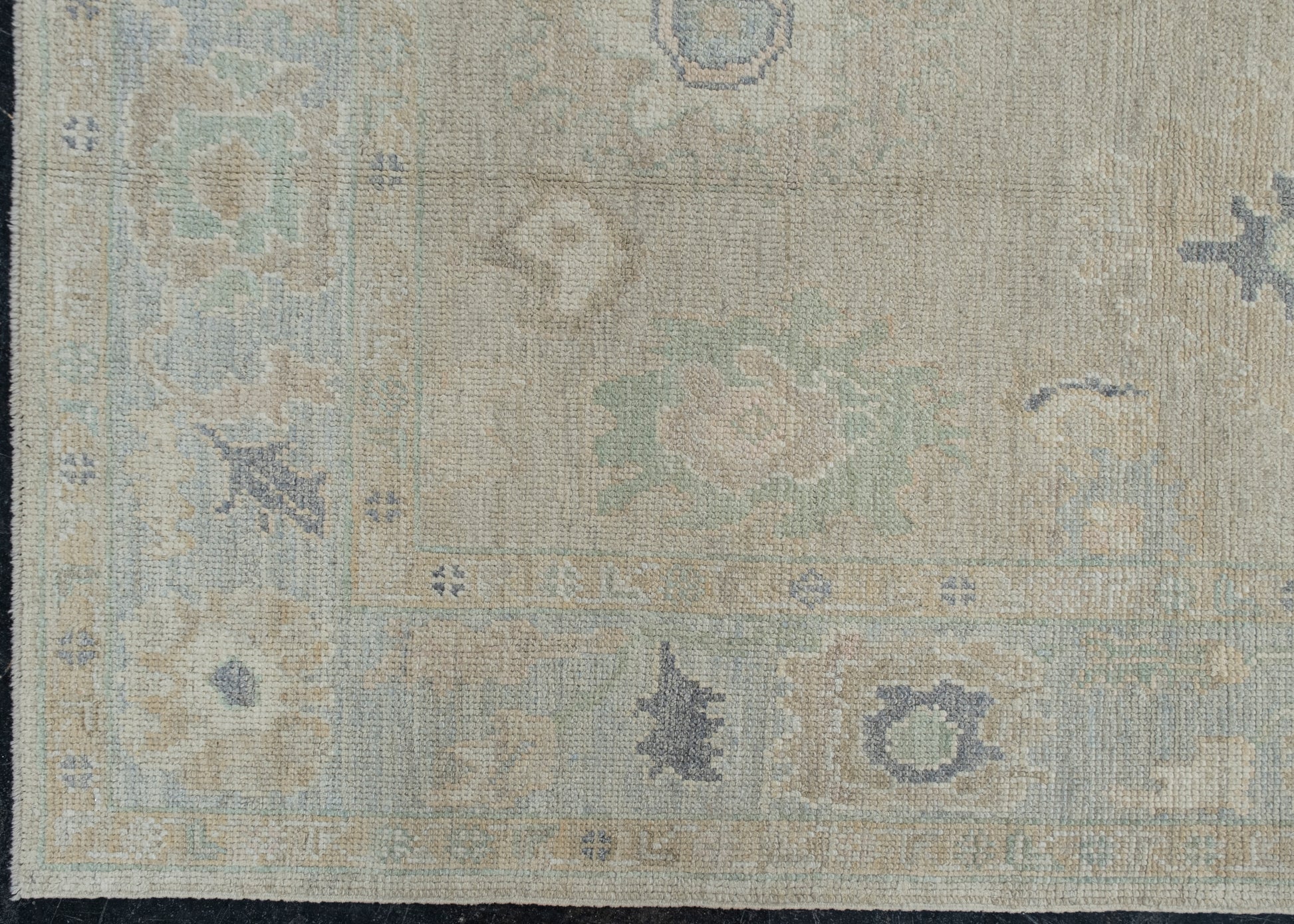 Turkish Oushak Rug 4'2" x 6'7" #11719