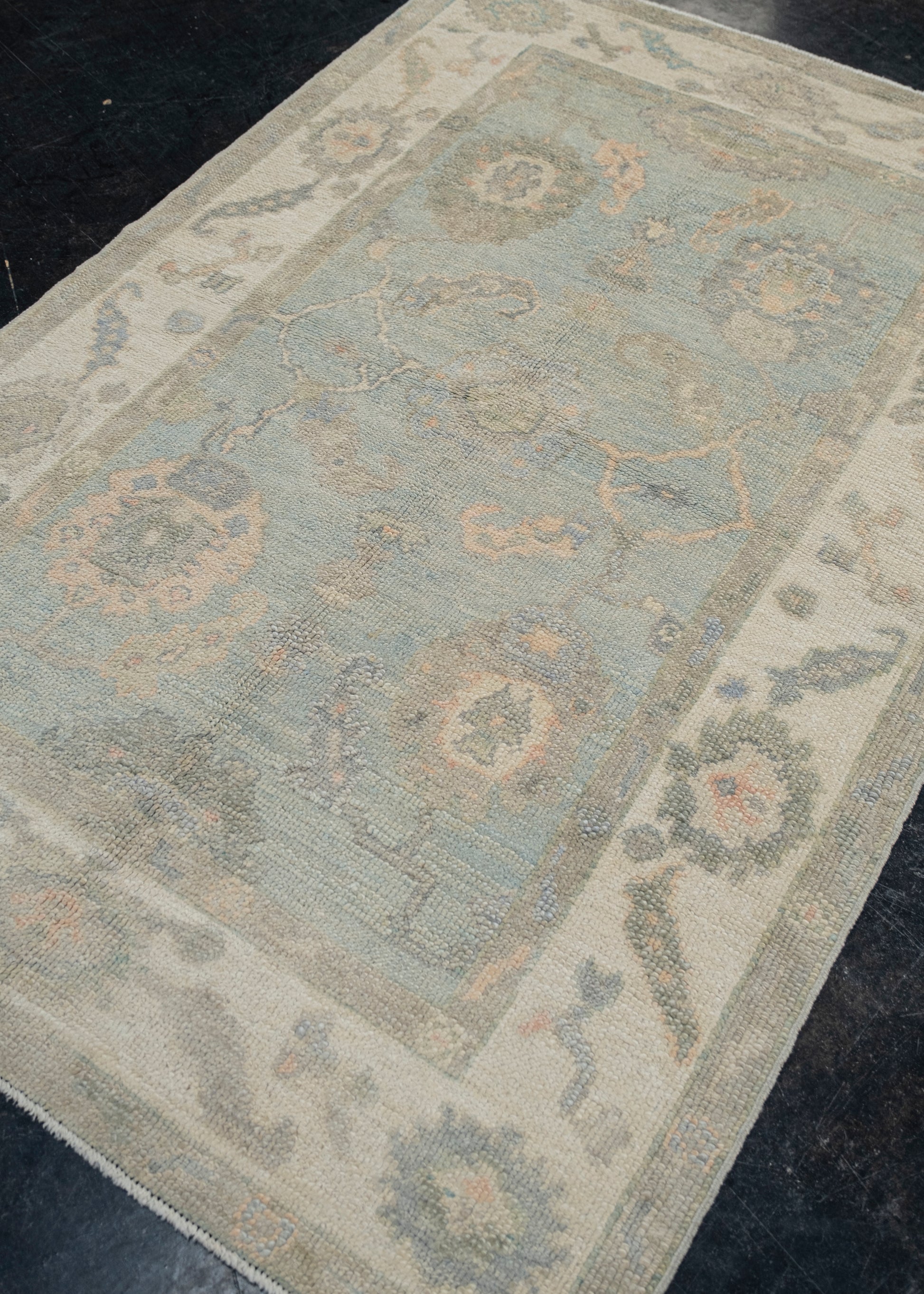 Turkish Oushak Rug 4' x 6' #12043
