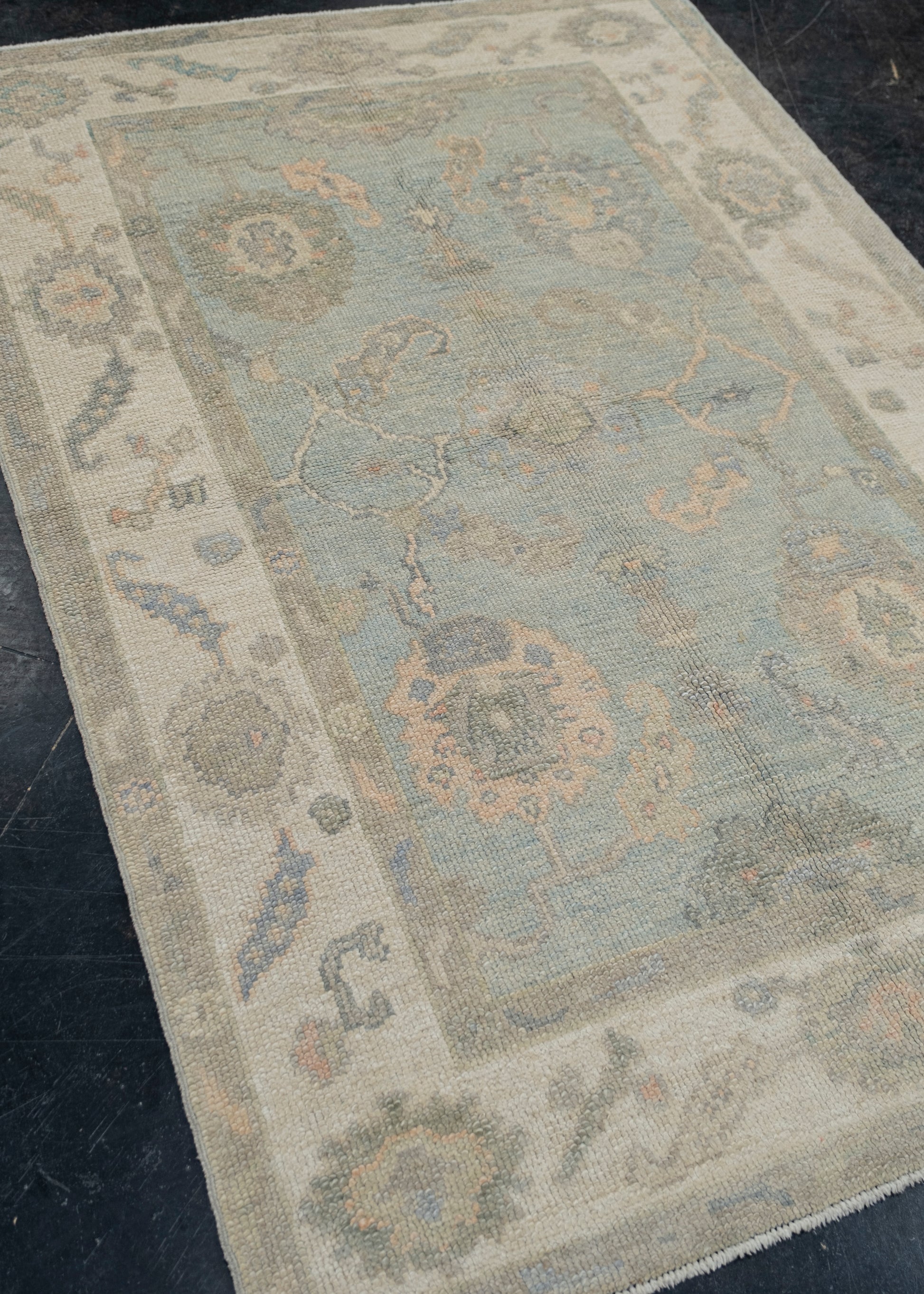Turkish Oushak Rug 4' x 6' #12043