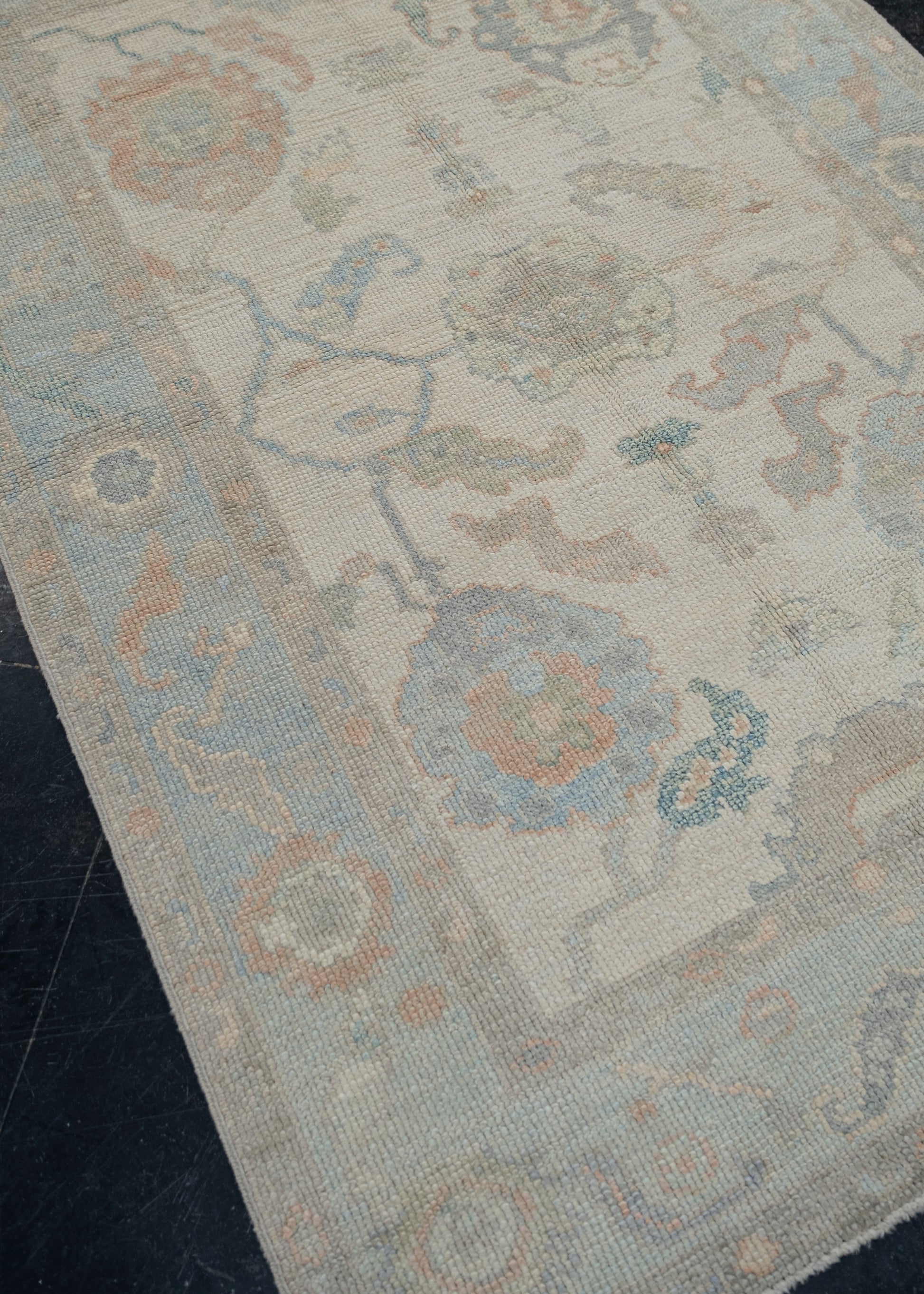 Turkish Oushak Rug 4'1" x 6'3" #12224