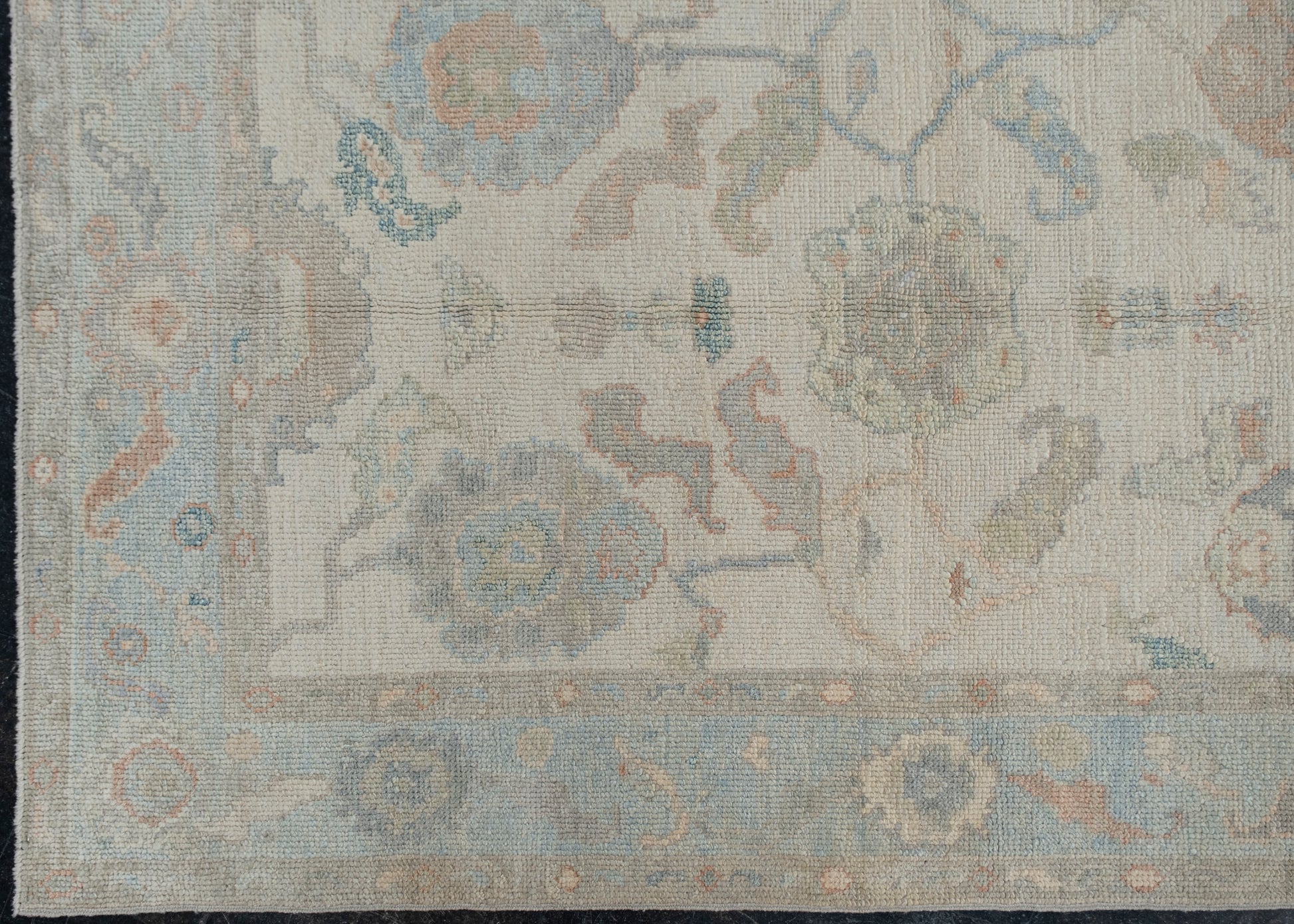 Turkish Oushak Rug 4'1" x 6'3" #12224
