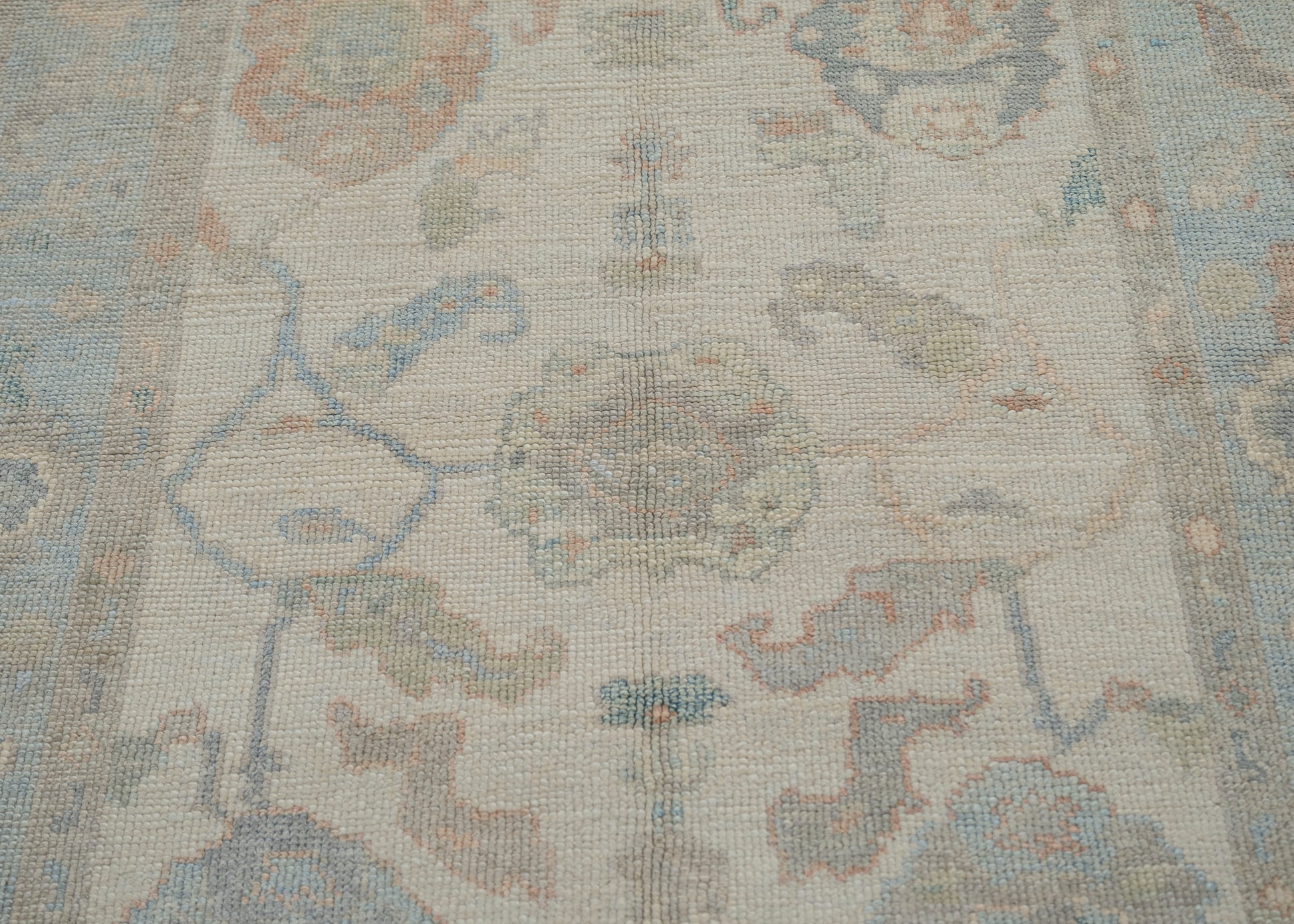 Turkish Oushak Rug 4'1" x 6'3" #12224