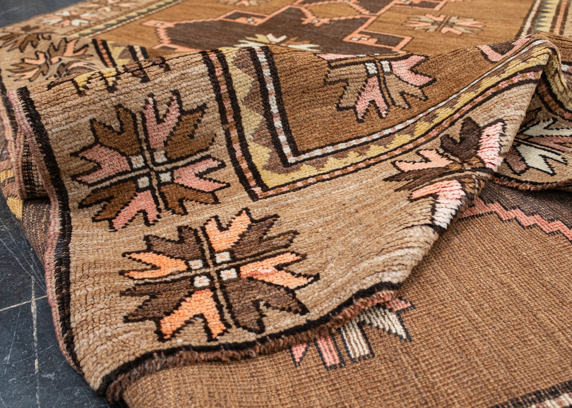 Turkish Vintage Anatolian Rug 5'3" x 13' #11986