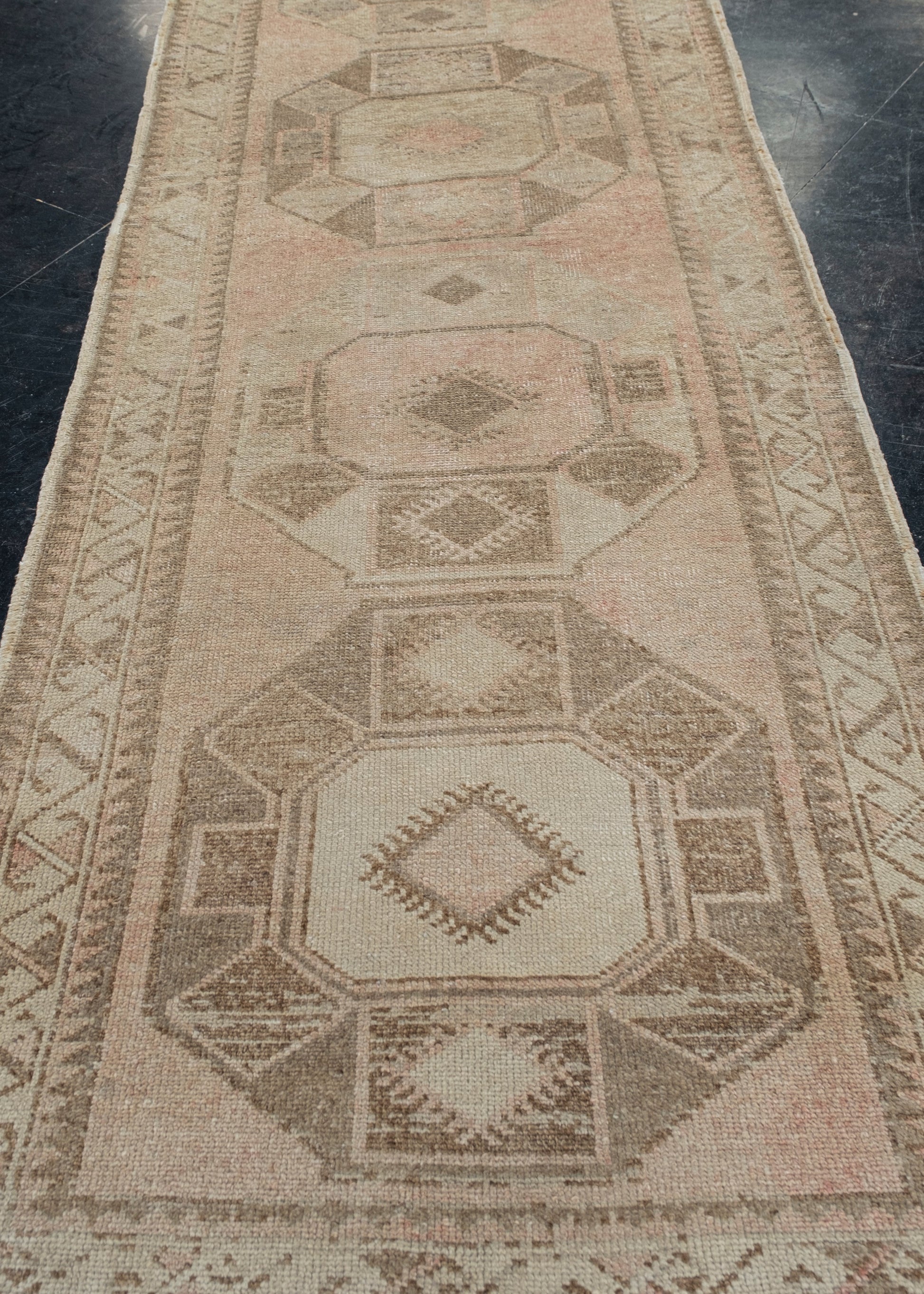 Turkish Vintage Anatolian Rug 3'6" x 12'6" #8332