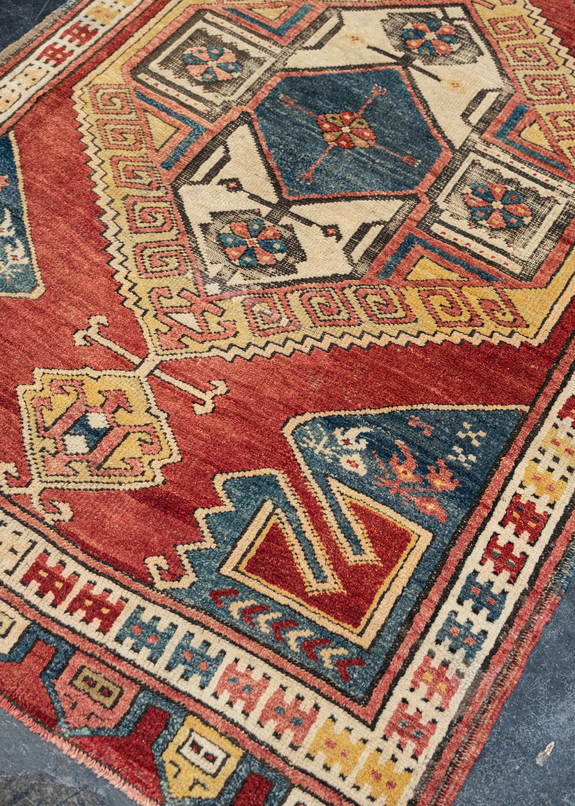 Turkish Vintage Anatolian Rug 3'11" x 10'11" #11982