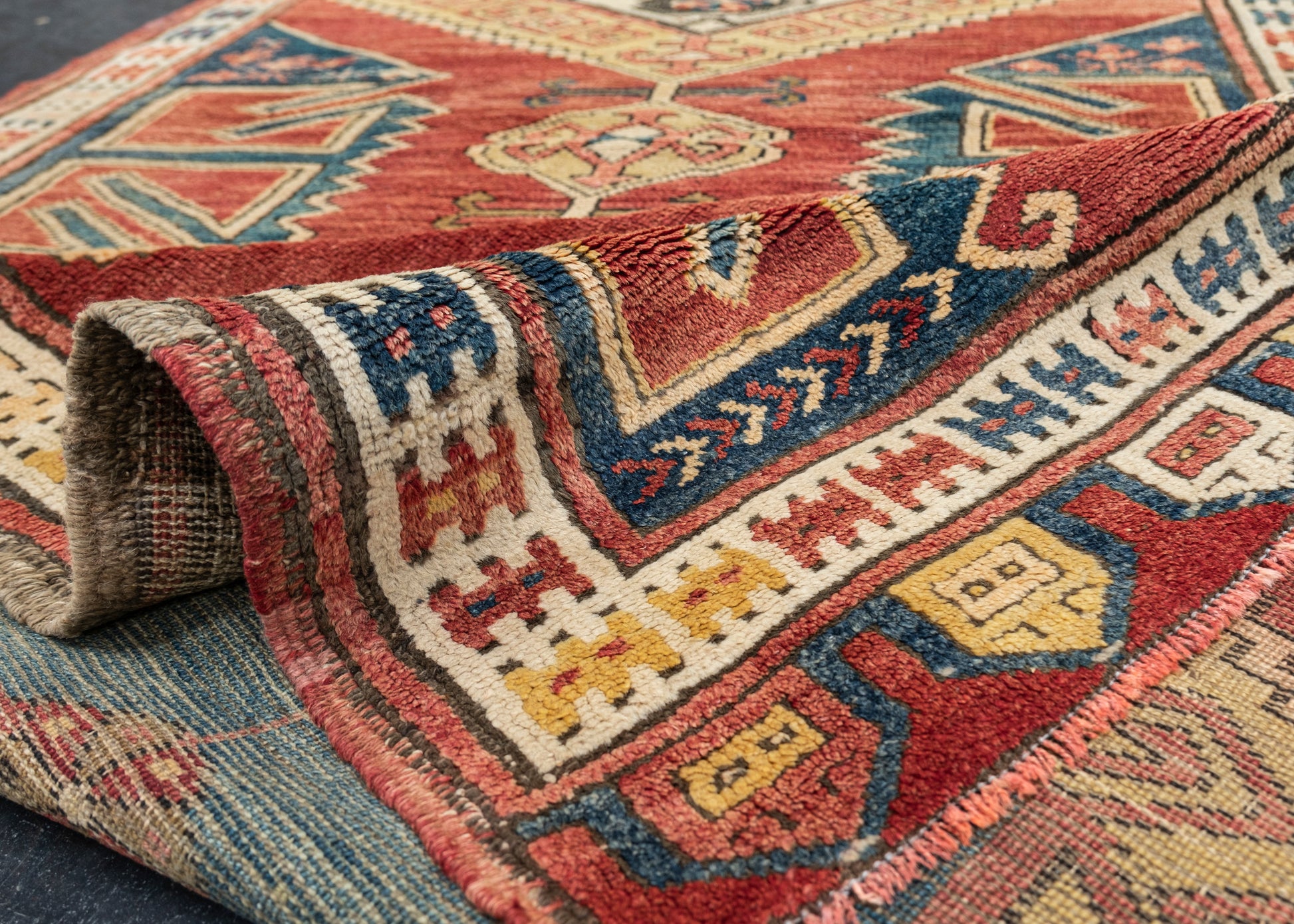 Turkish Vintage Anatolian Rug 3'11" x 10'11" #11982