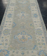 Turkish Oushak Rug 3'11" x 10'3" #11950