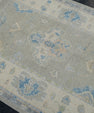 Turkish Oushak Rug 3'11" x 10'3" #11950