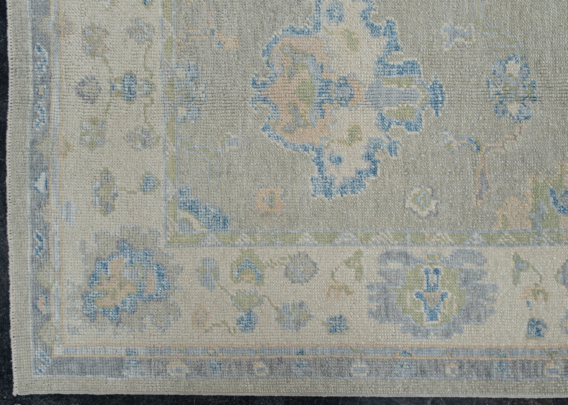 Turkish Oushak Rug 3'11" x 10'3" #11950