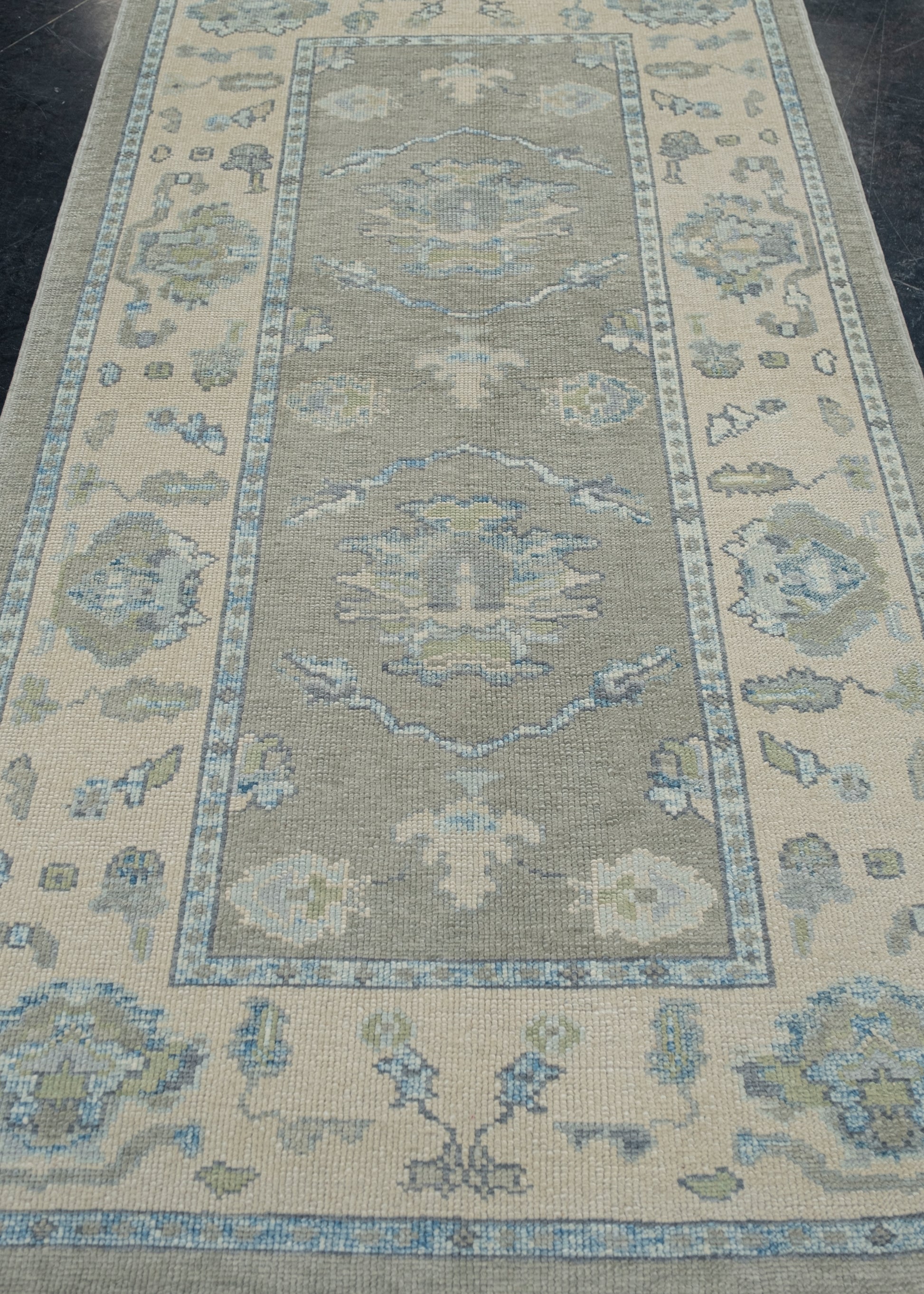 Turkish Oushak Rug 4'2" x 7'11" #11944