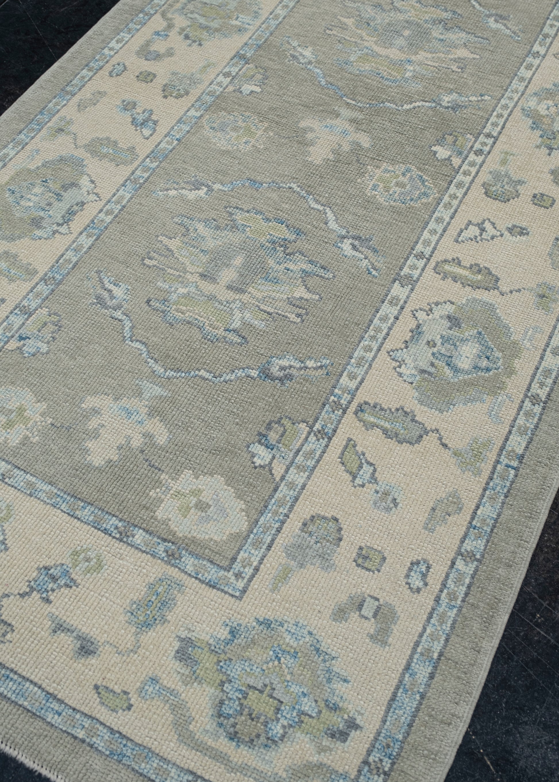 Turkish Oushak Rug 4'2" x 7'11" #11944