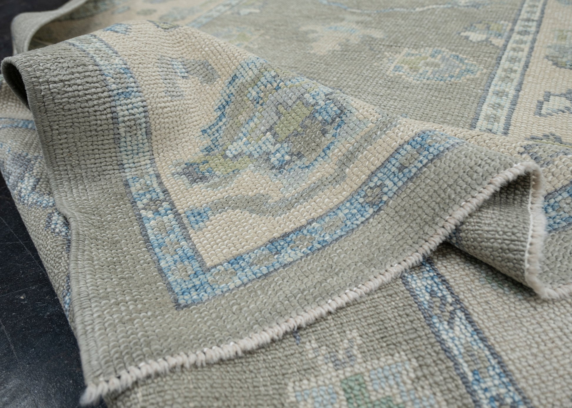 Turkish Oushak Rug 4'2" x 7'11" #11944